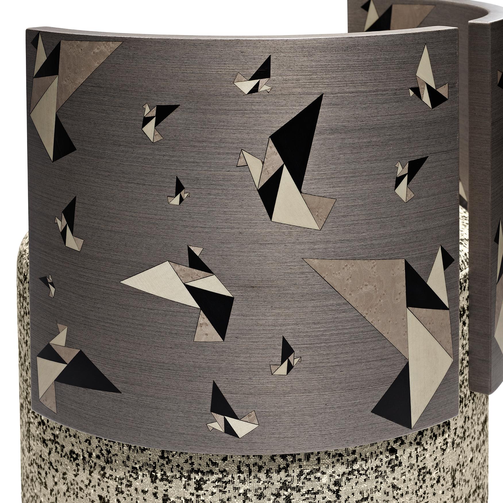 Portuguese Kim Contemporary and Customizable Pouf by Luísa Peixoto For Sale
