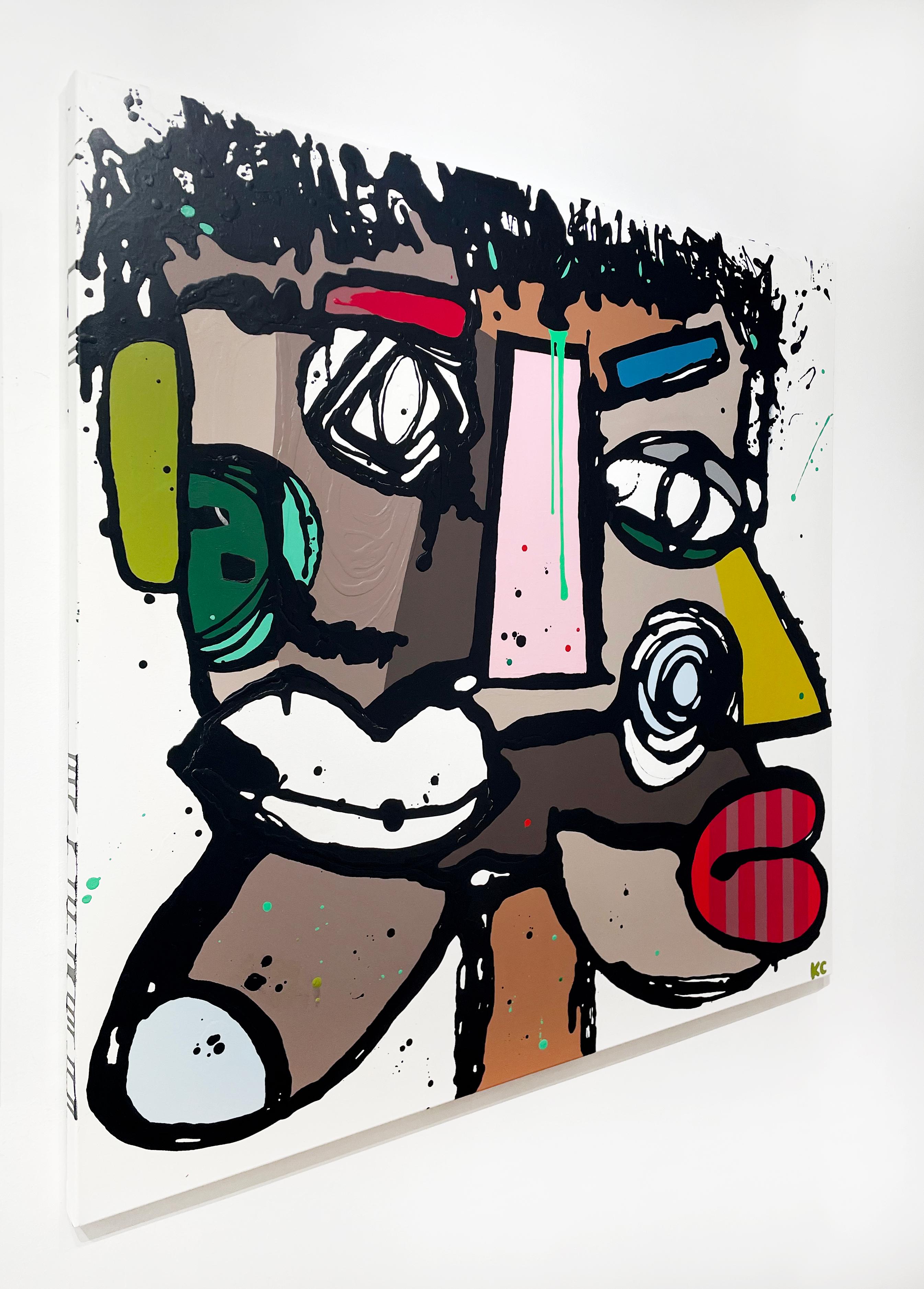 George - Painting Contemporáneo de Kim Cooper