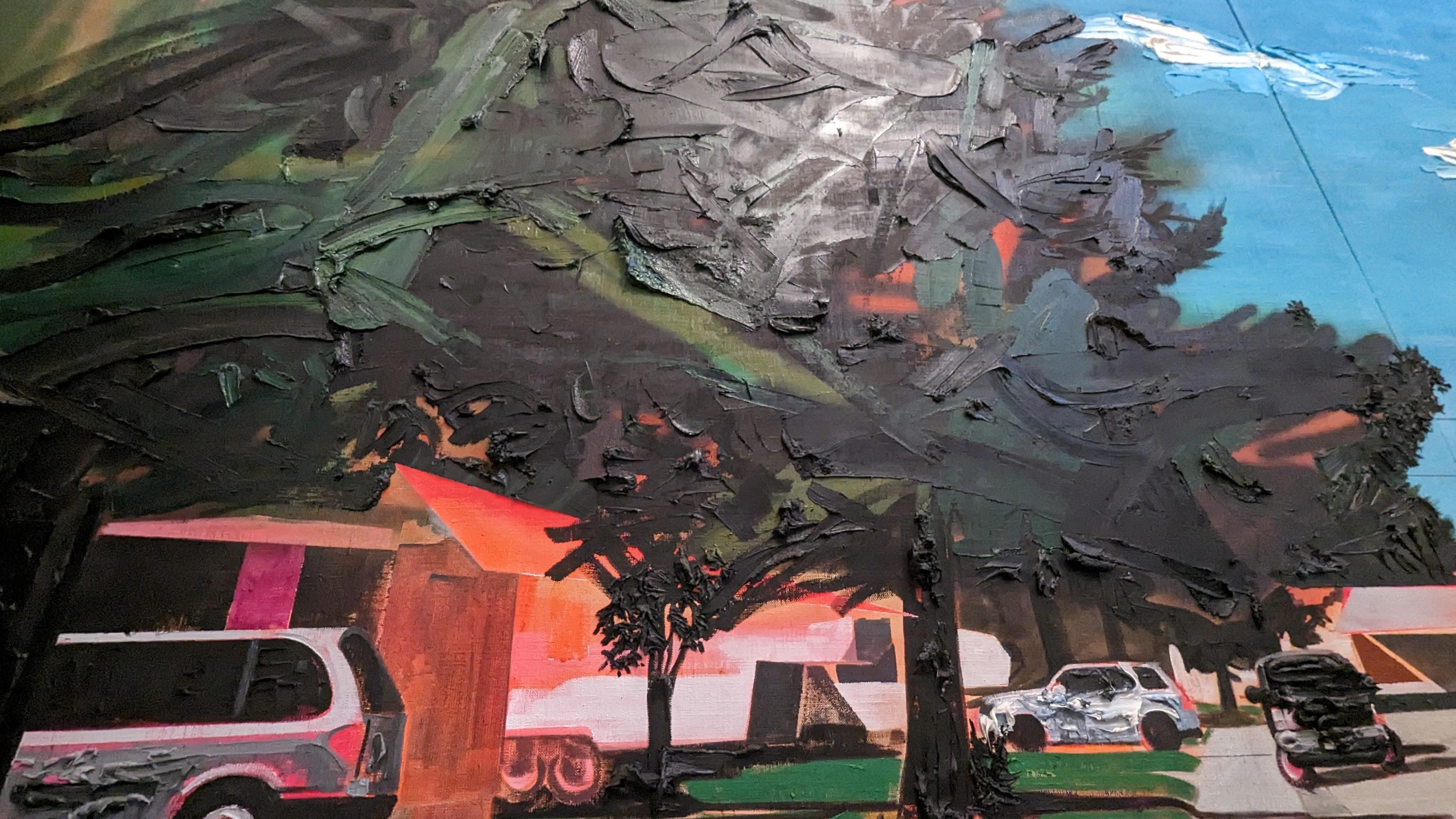3ª Avenida - Figurative Painting Negro de Kim Dorland