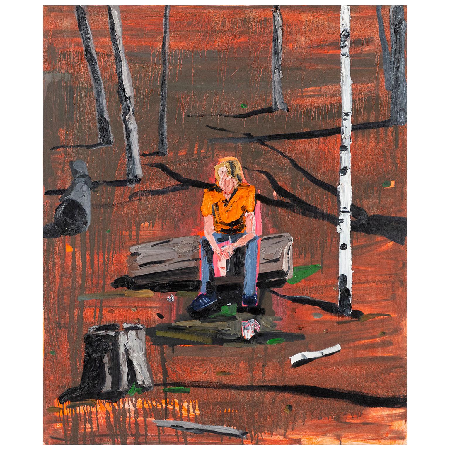 Padre nuevo - Painting Contemporáneo de Kim Dorland