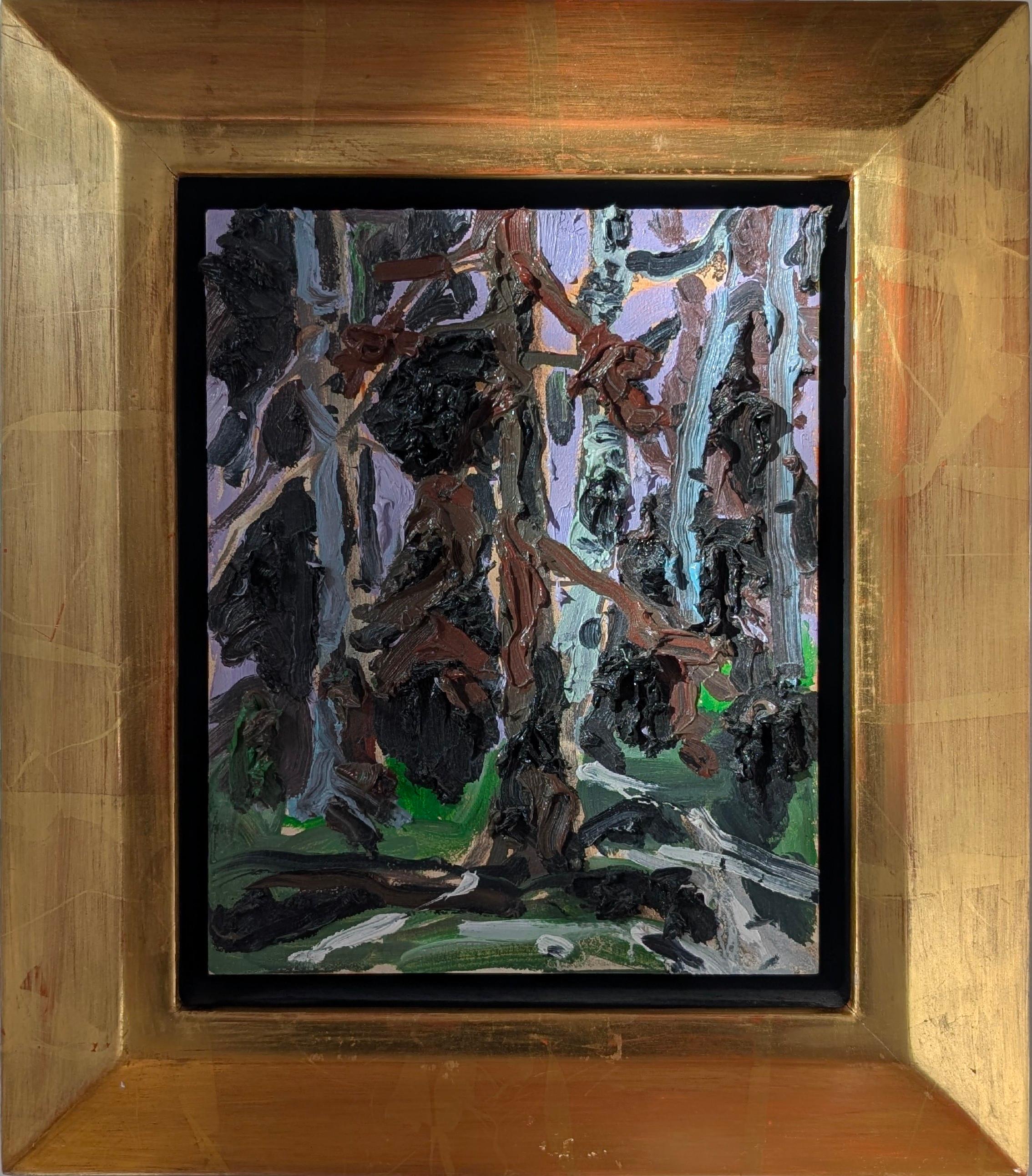Senza titolo (Emma Lake) - Painting Espressionismo astratto di Kim Dorland