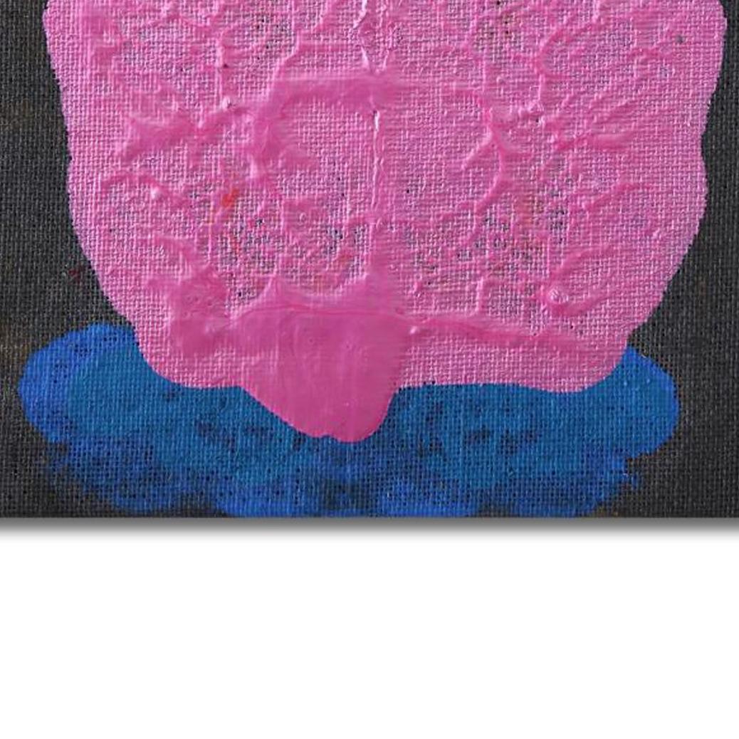 DZOGCHEN SERIES III - Purple Abstract Painting by Kim Fonder
