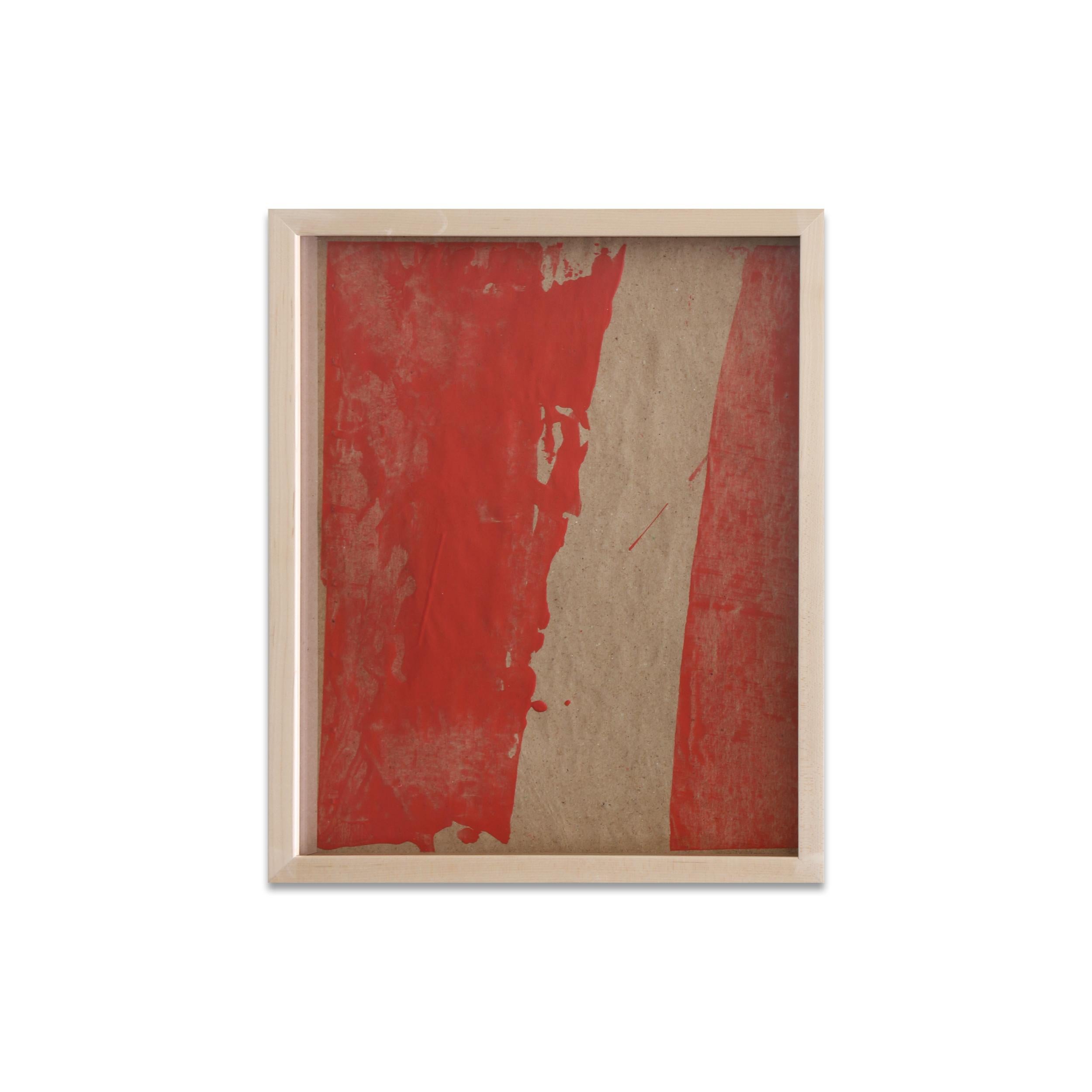 Kim Fonder Abstract Painting - ETNOGRAFICA ROSSO I