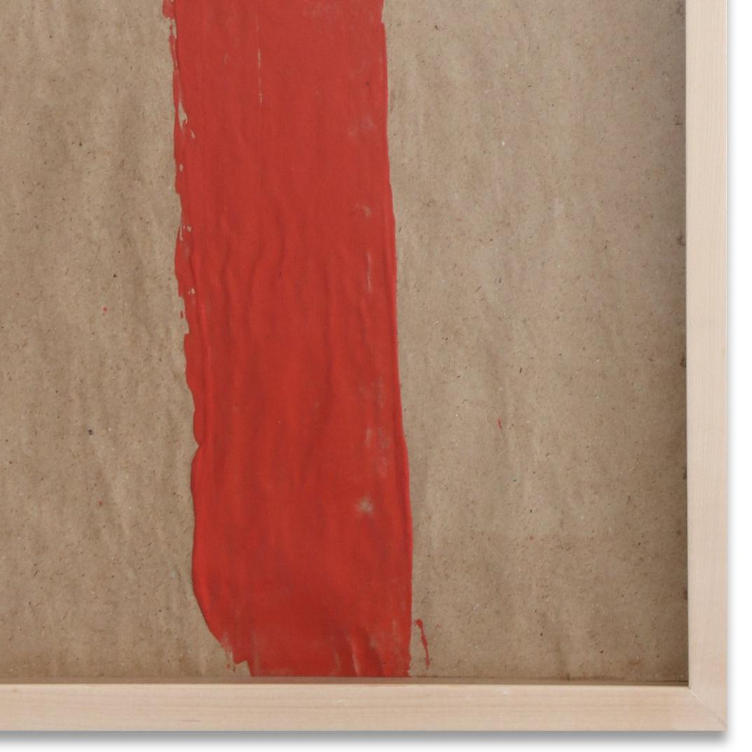 ETNOGRAFICA ROSSO III - Painting Astratto di Kim Fonder