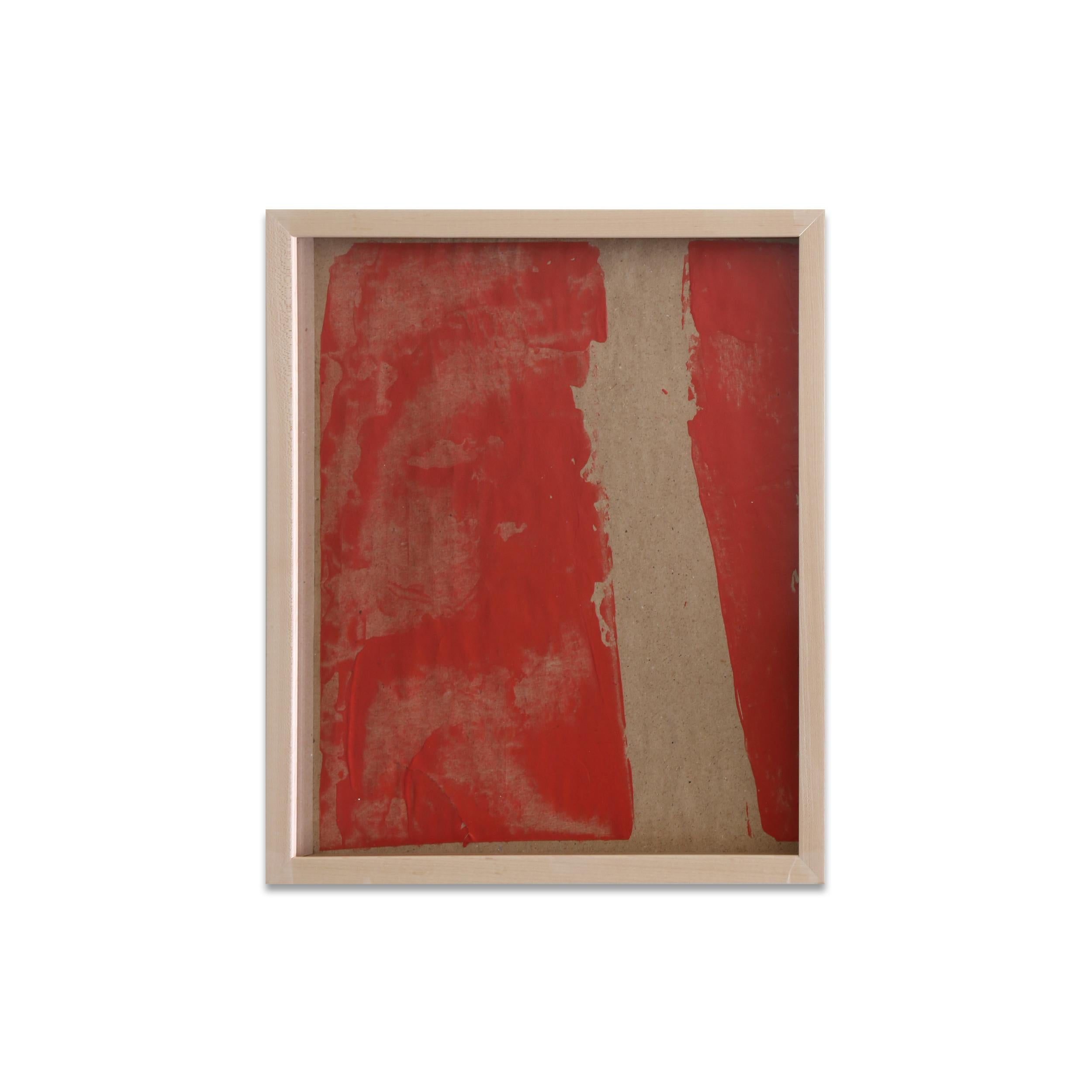 Kim Fonder Abstract Painting - ETNOGRAFICA ROSSO IV