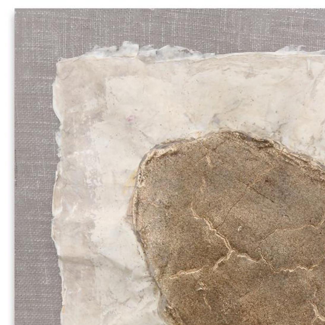 INIZIO AVORIO I - Contemporary Mixed Media Art by Kim Fonder