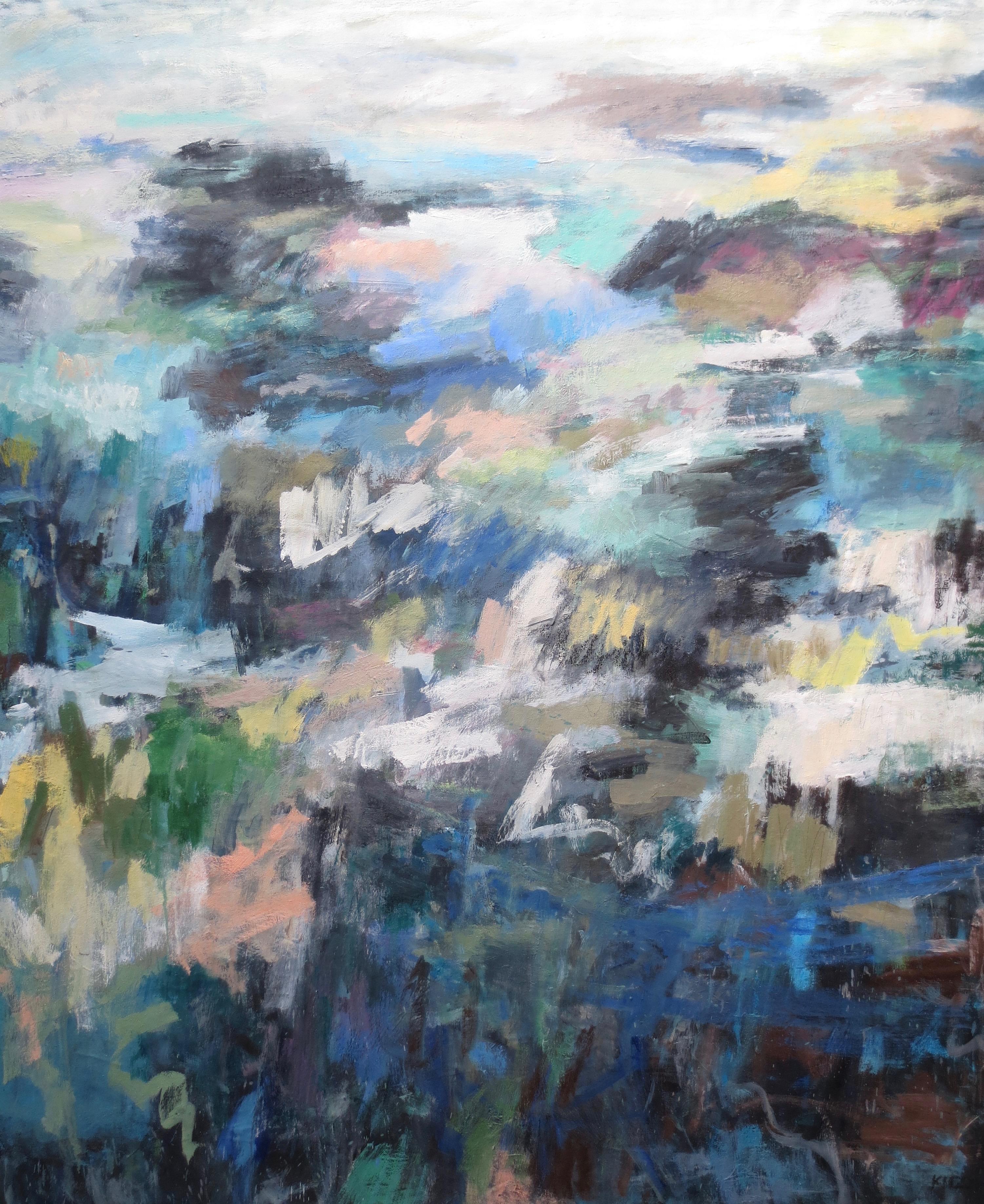 Abstract Painting di Kim Ford Kitz - Radici costiere