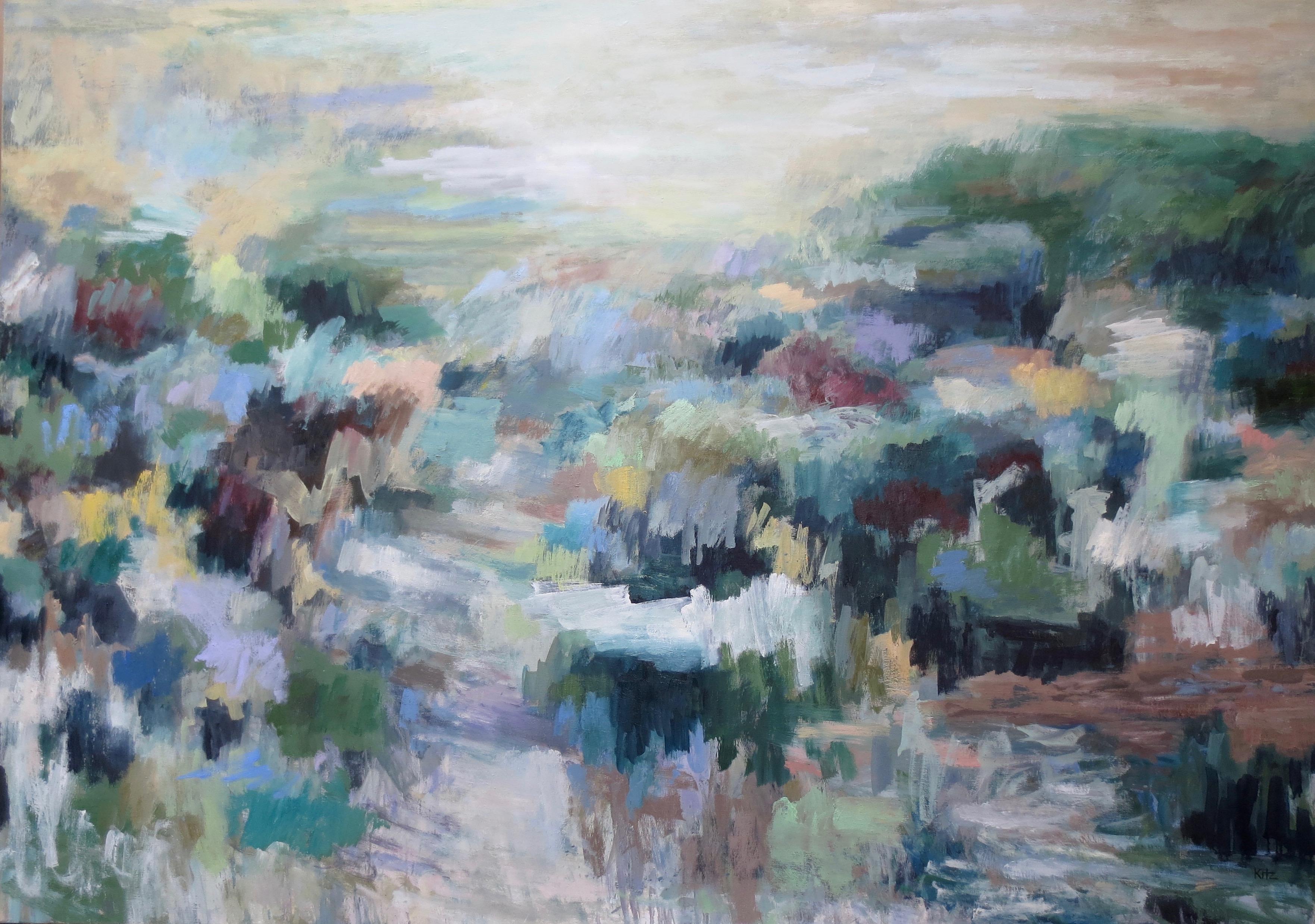 Abstract Painting di Kim Ford Kitz - Spazzola di salvia