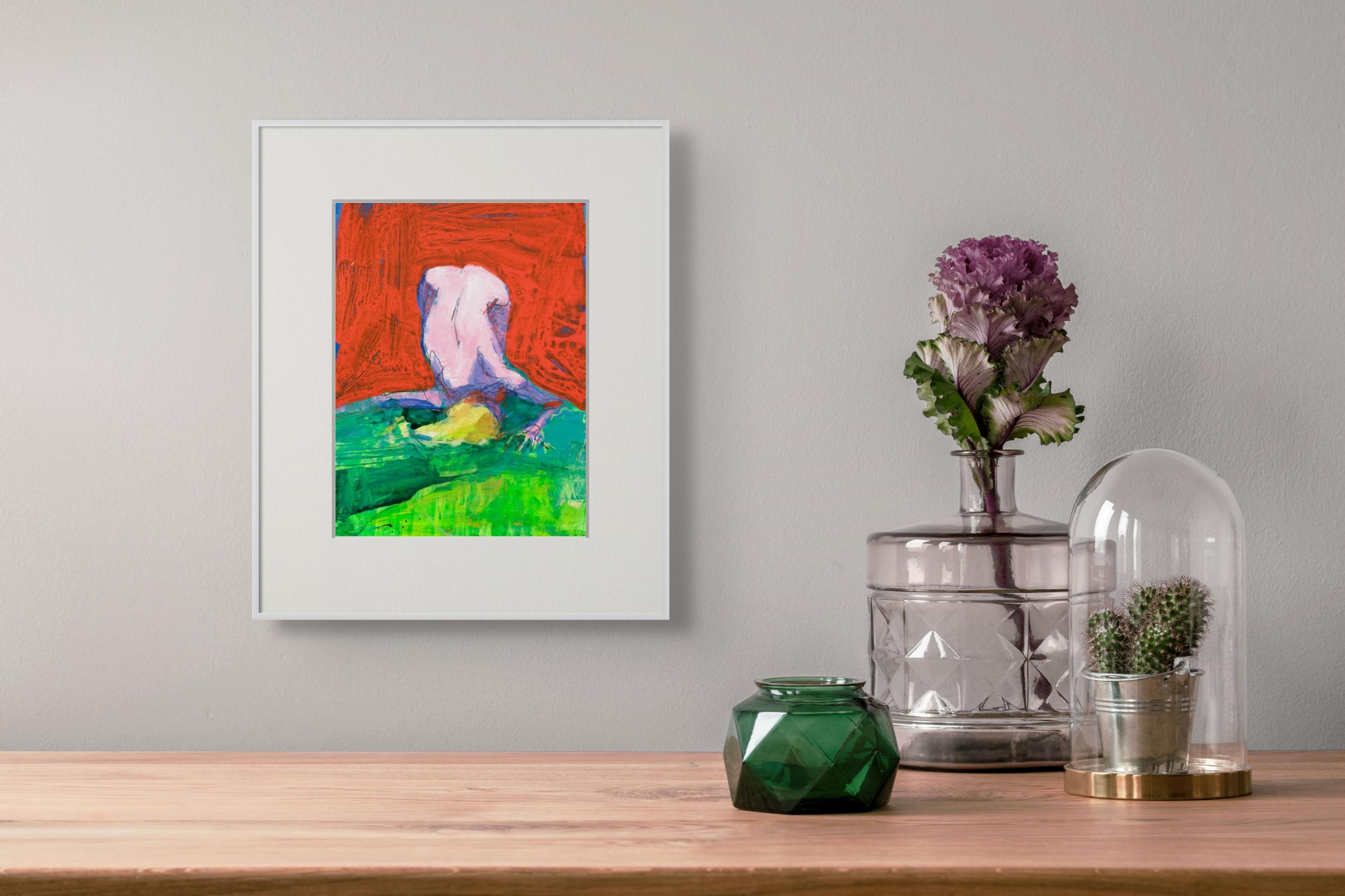 My Mother Has to Move - Contemporary Mixed Media Art by Kim Frohsin
