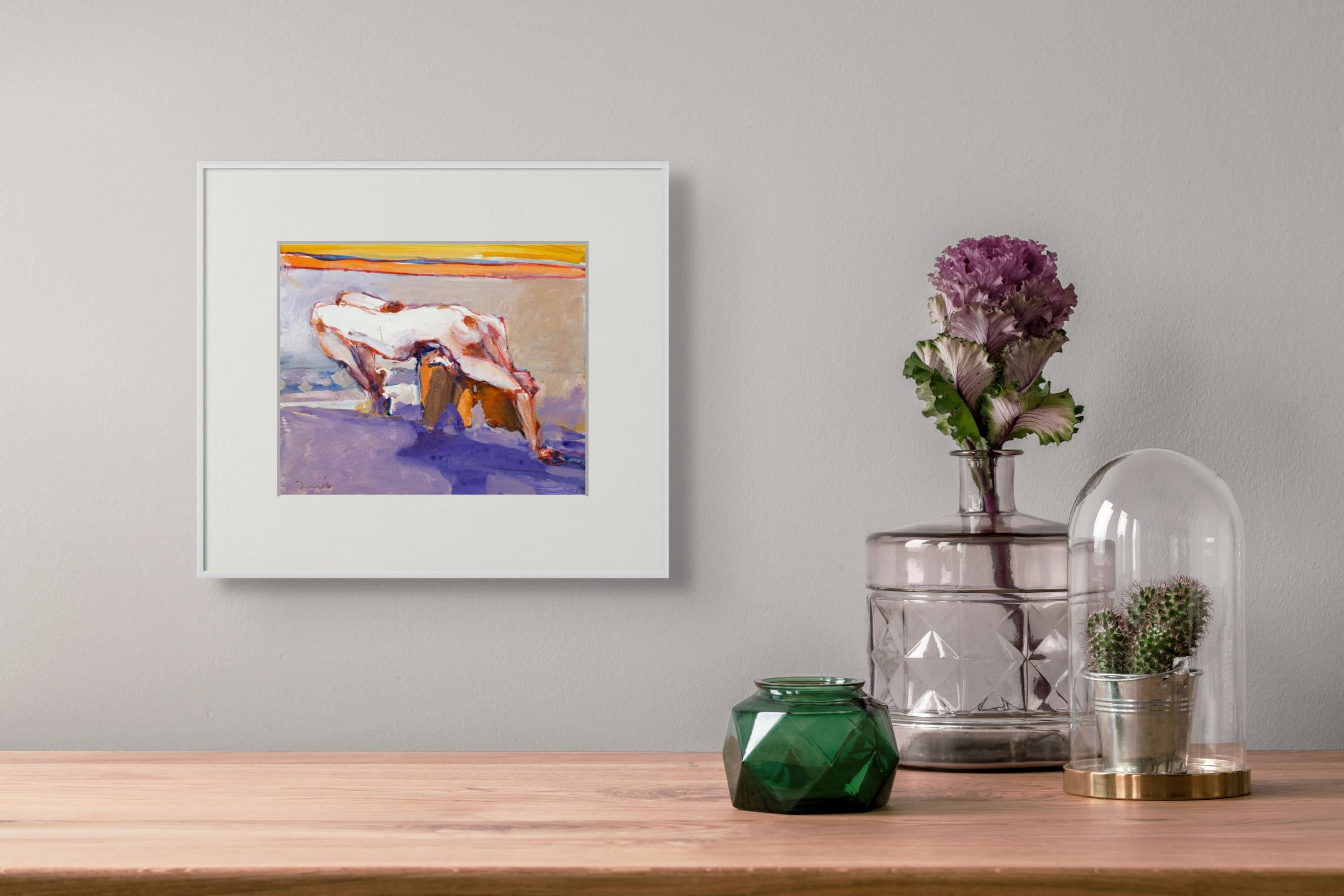 Oakland Resident - Contemporary Mixed Media Art by Kim Frohsin