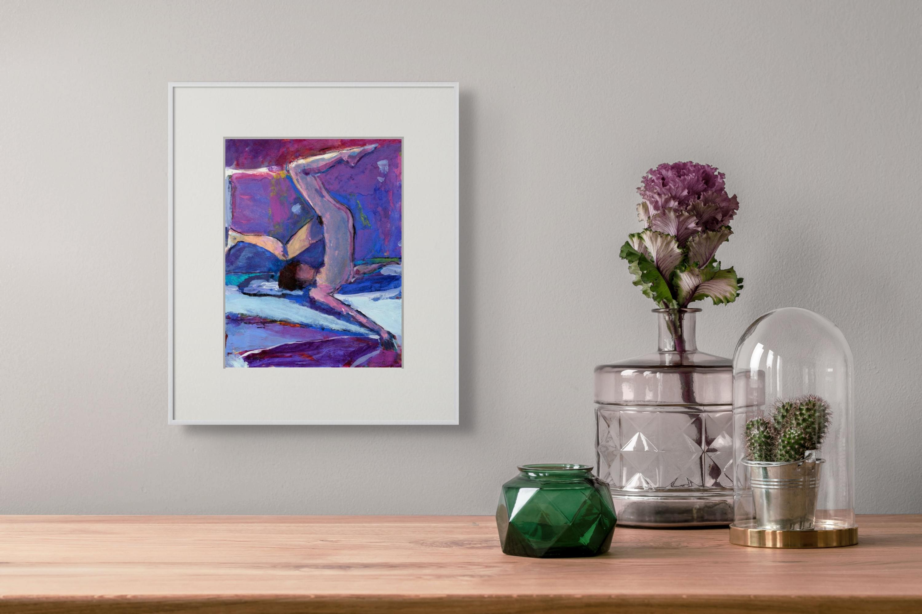 Shape of A Letter - Contemporary Mixed Media Art by Kim Frohsin