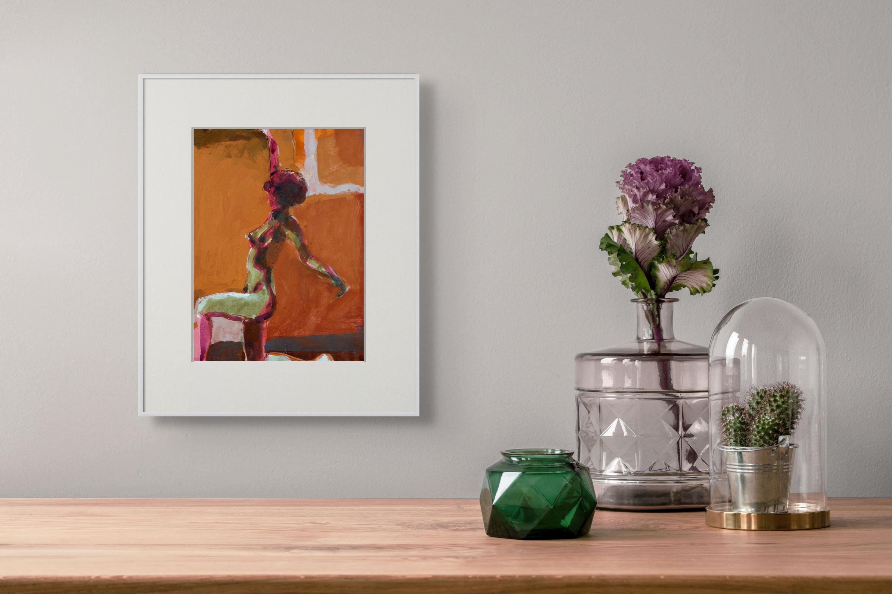 Vallejo Heat - Contemporary Mixed Media Art by Kim Frohsin