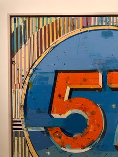 California Dreamin' Number 57 - important painting contemporary pop