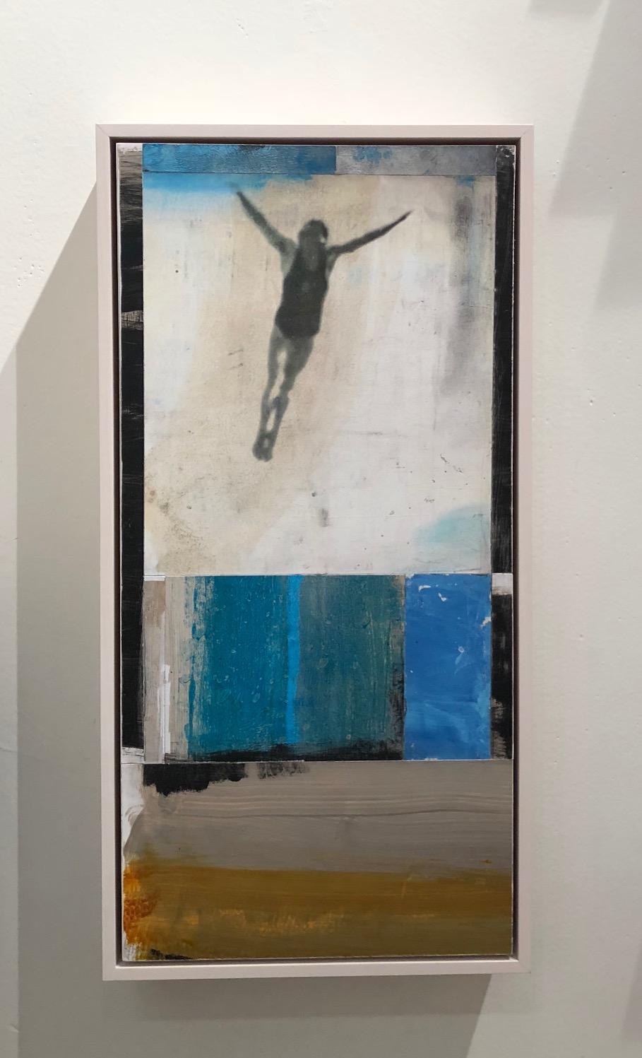 Free Falling: For T.P.. - Contemporary Mixed Media Art by Kim Frohsin