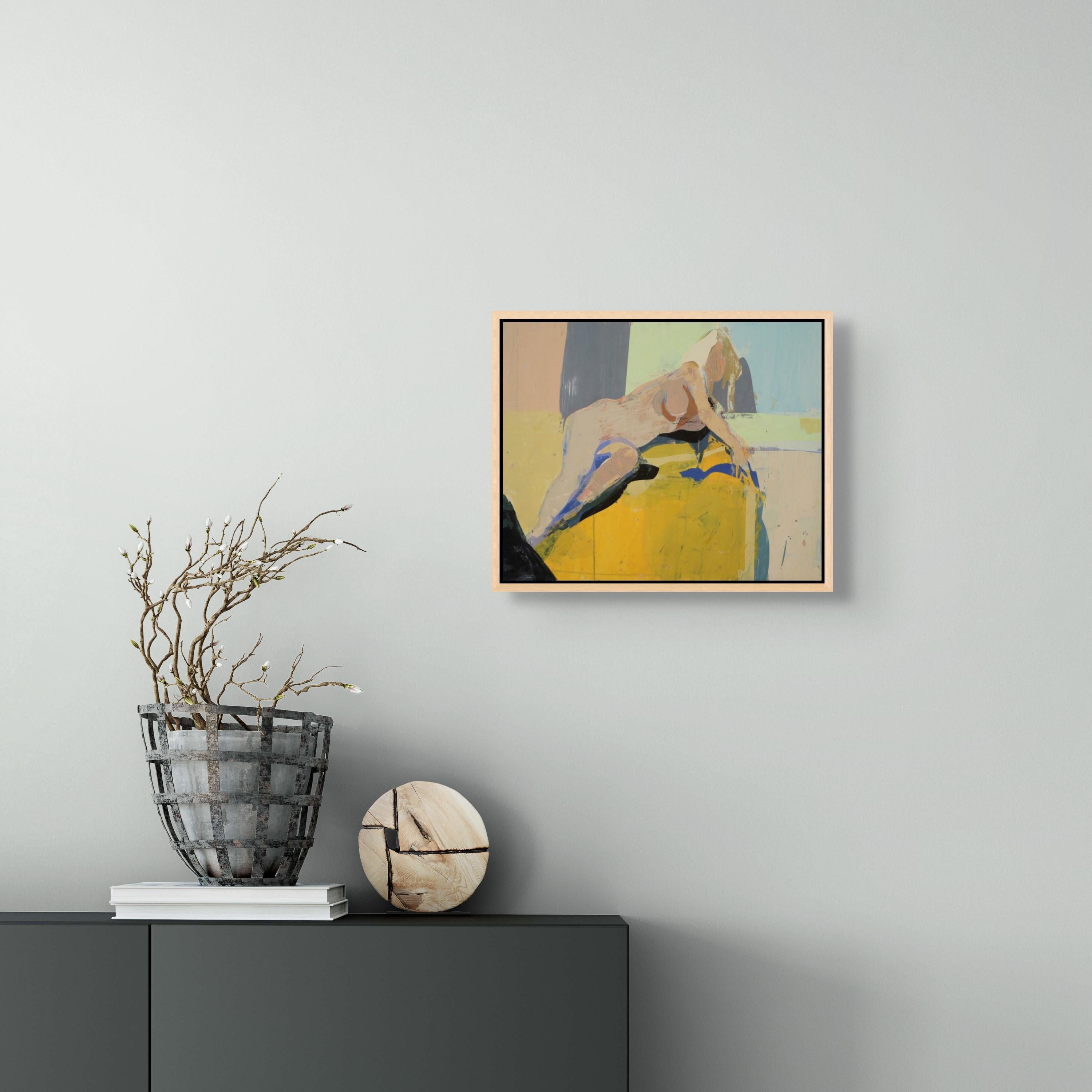 Postura del Trazo Gris - Painting de Kim Frohsin