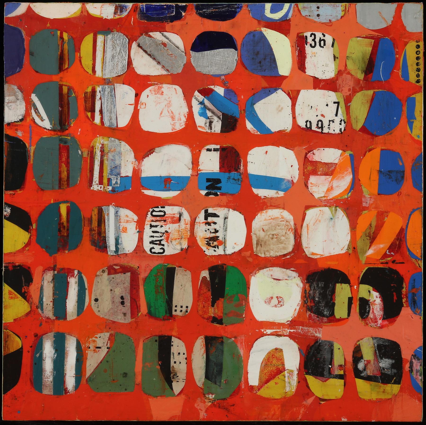 Kim Frohsin Abstract Painting - Mesh No. 1 / Cautionary Tales