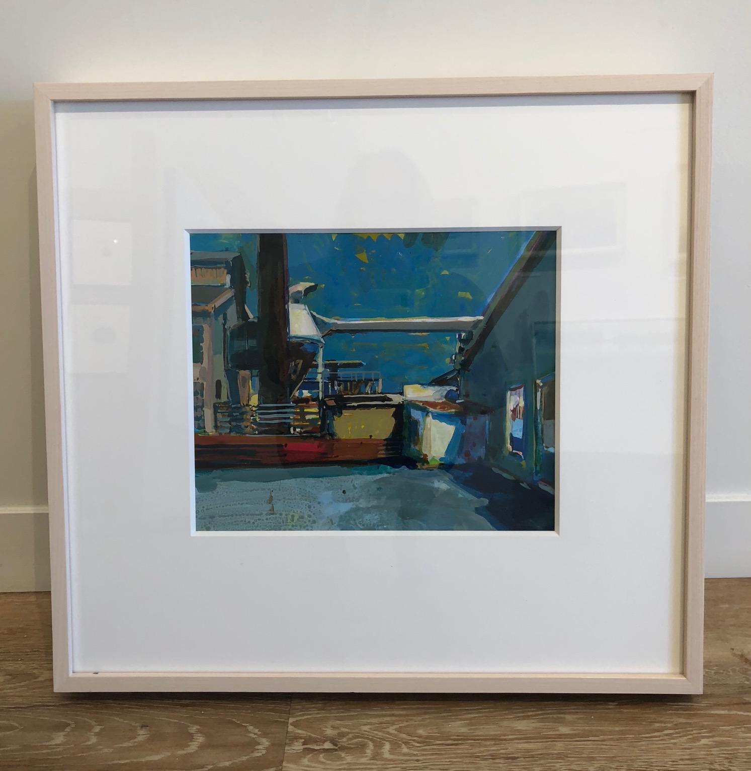 Pier 70: Juncture - Contemporary Painting by Kim Frohsin