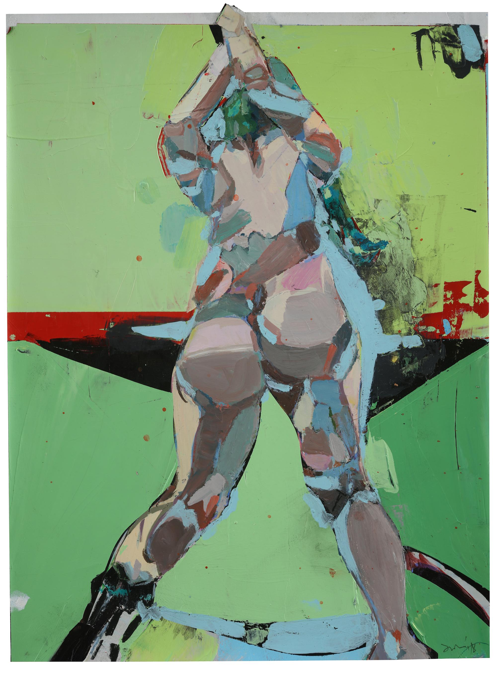 Kim Frohsin Nude Painting – Schattenmann: Finale