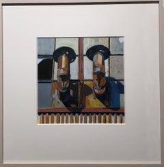 Two Vents No. 2 / Dog Patch San Francisco - acrylic painting