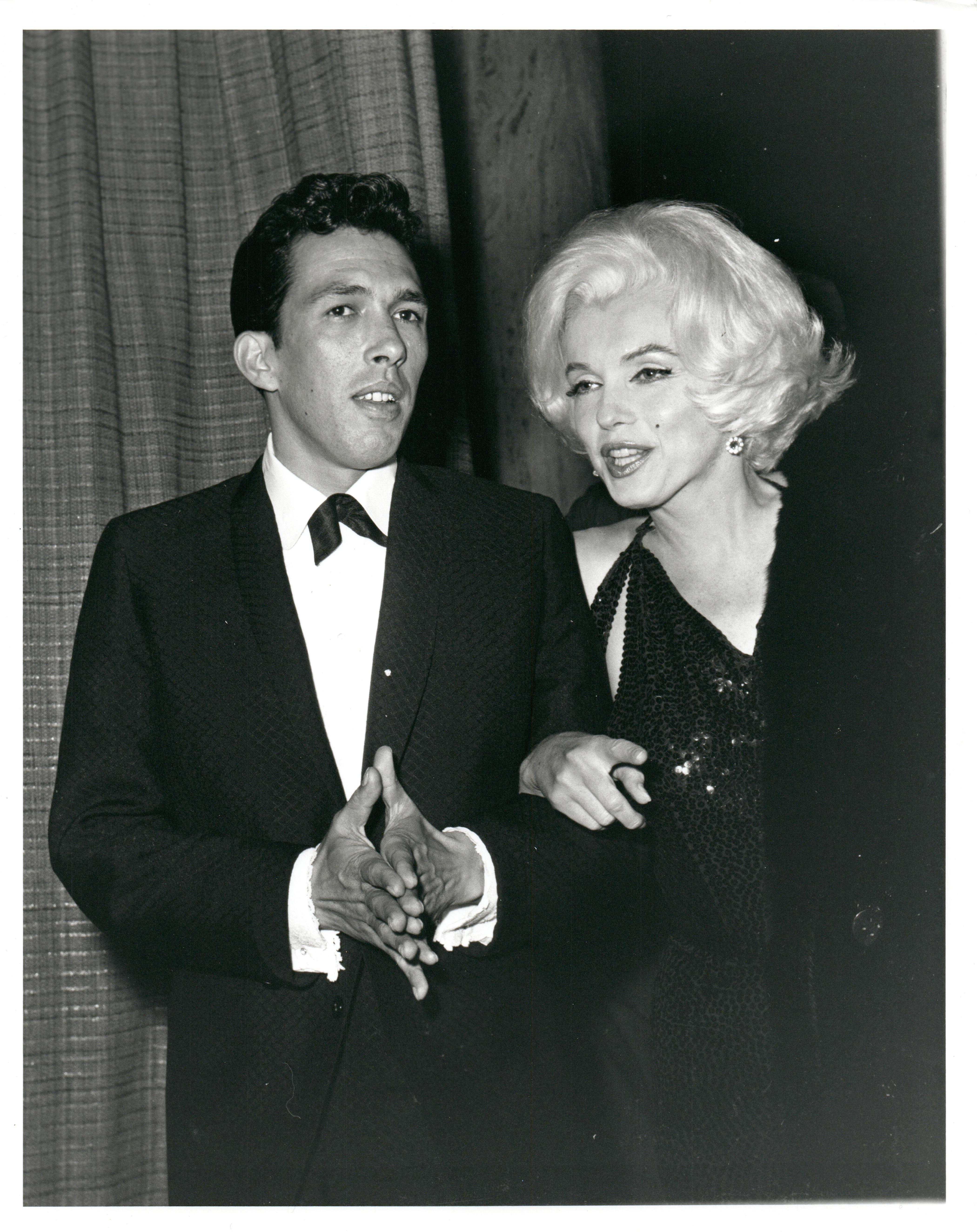 Kim Goodwin Portrait Photograph - Marilyn Monroe and Jose Bolanos Vintage Press Print