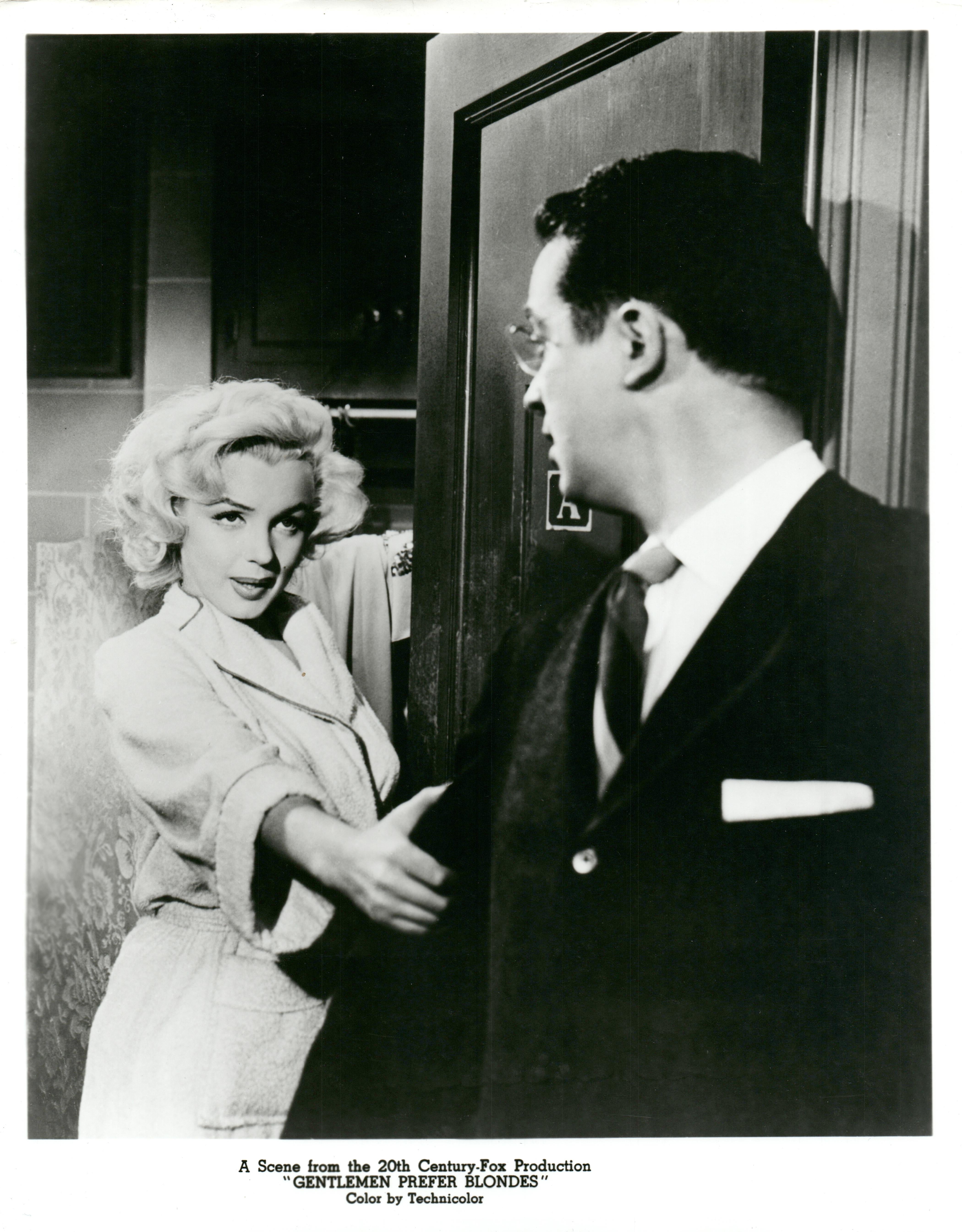 Kim Goodwin Black and White Photograph - Marilyn Monroe Gentlemen Prefer Blondes Still Vintage Press Print