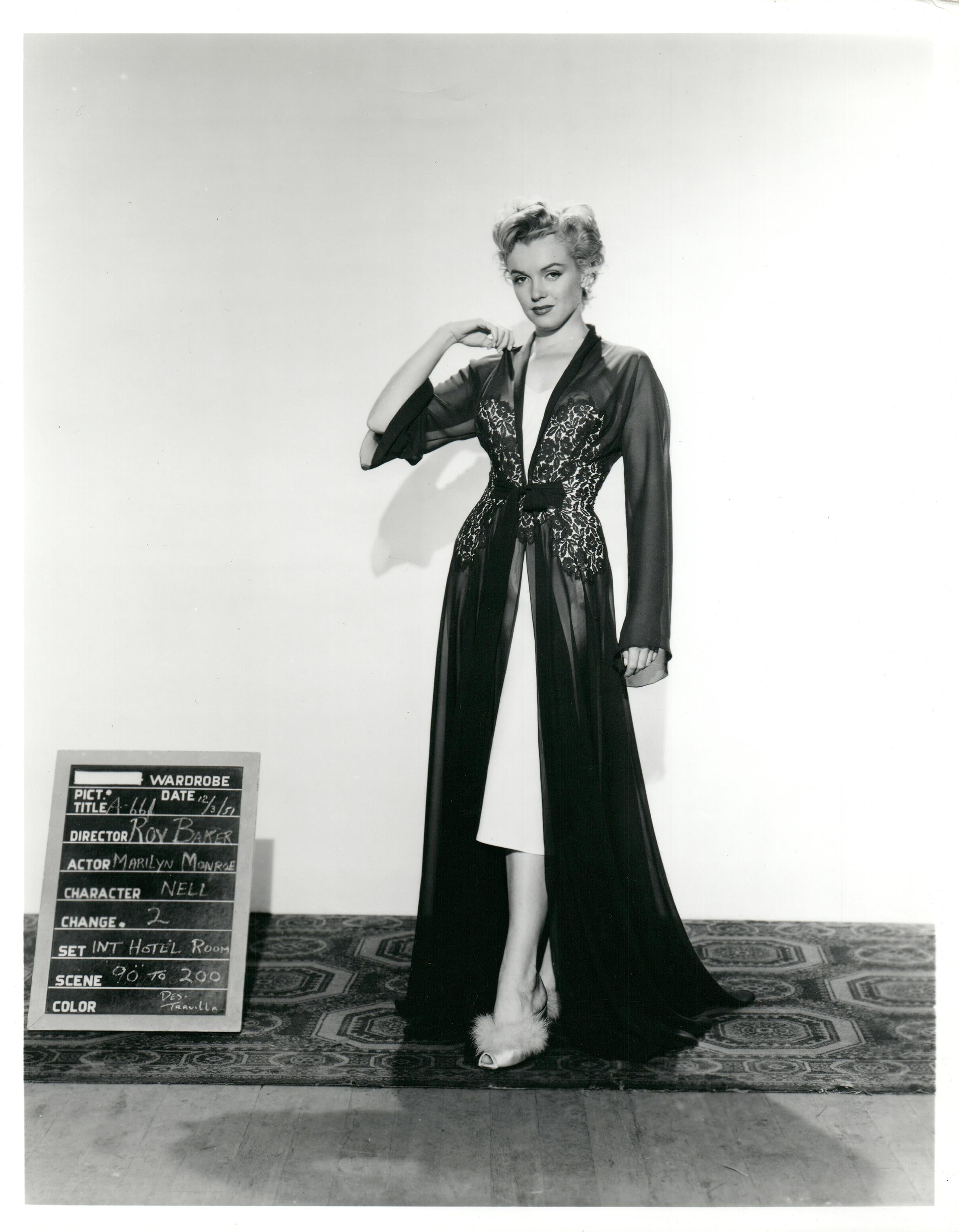 Black and White Photograph di Kim Goodwin - Marilyn Monroe in Don't Bother to Knock Stampa d'epoca