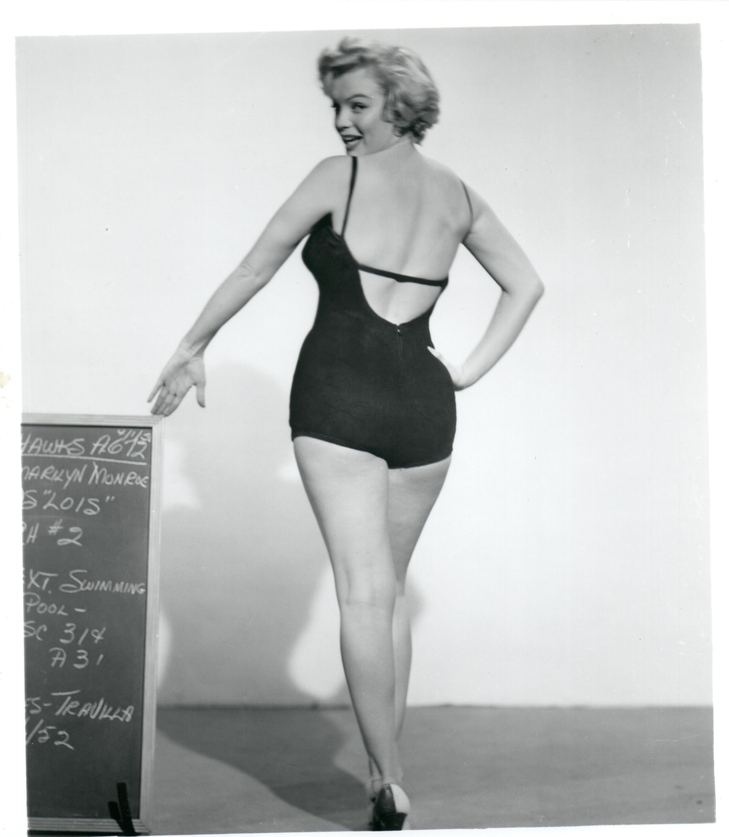 Kim Goodwin Portrait Photograph - Marilyn Monroe in Monkey Business Vintage Press Print