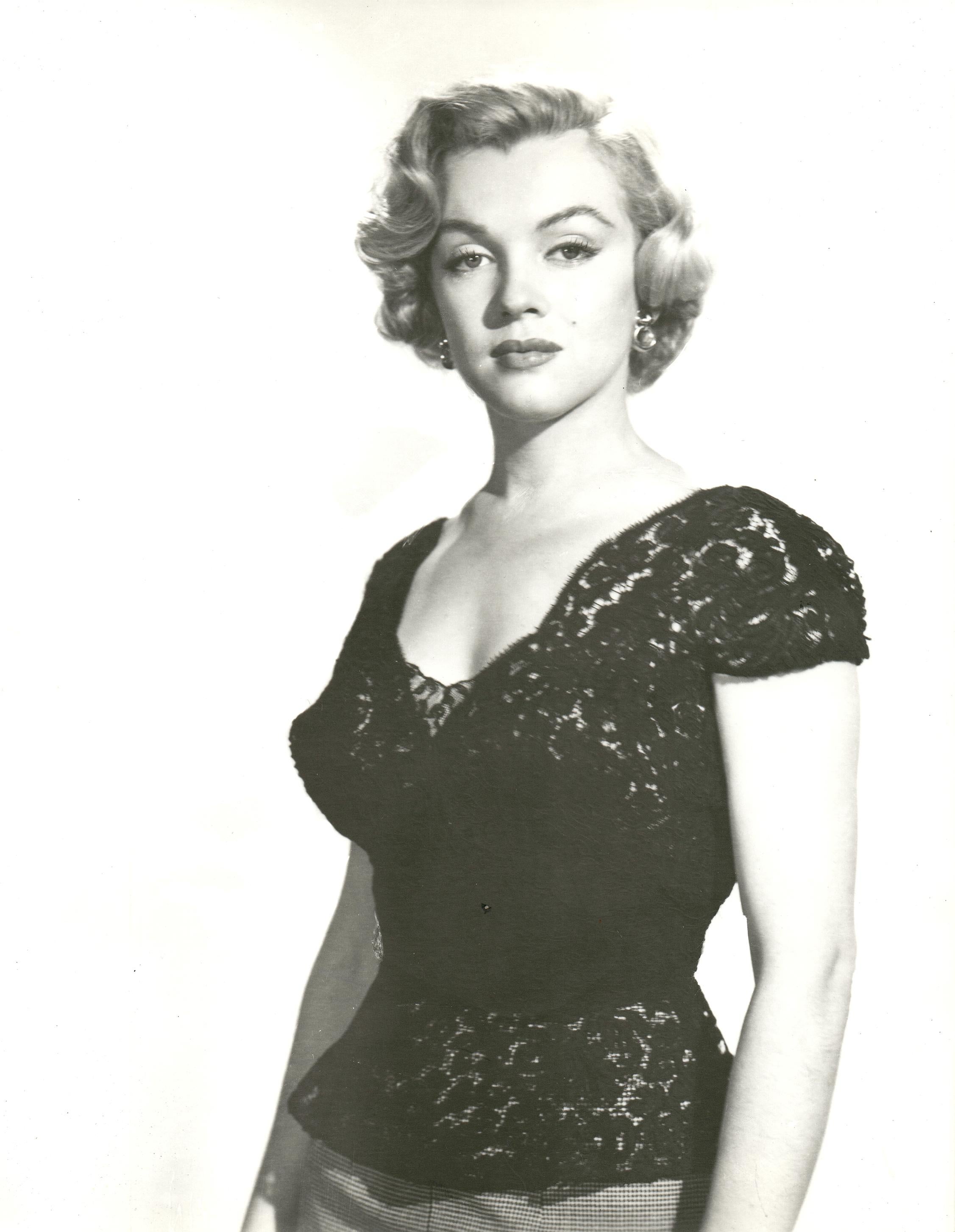 Kim Goodwin Black and White Photograph - Marilyn Monroe Love Nest Production Still Vintage Press Print