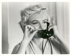 Marilyn Monroe on Phone Vintage Press Print