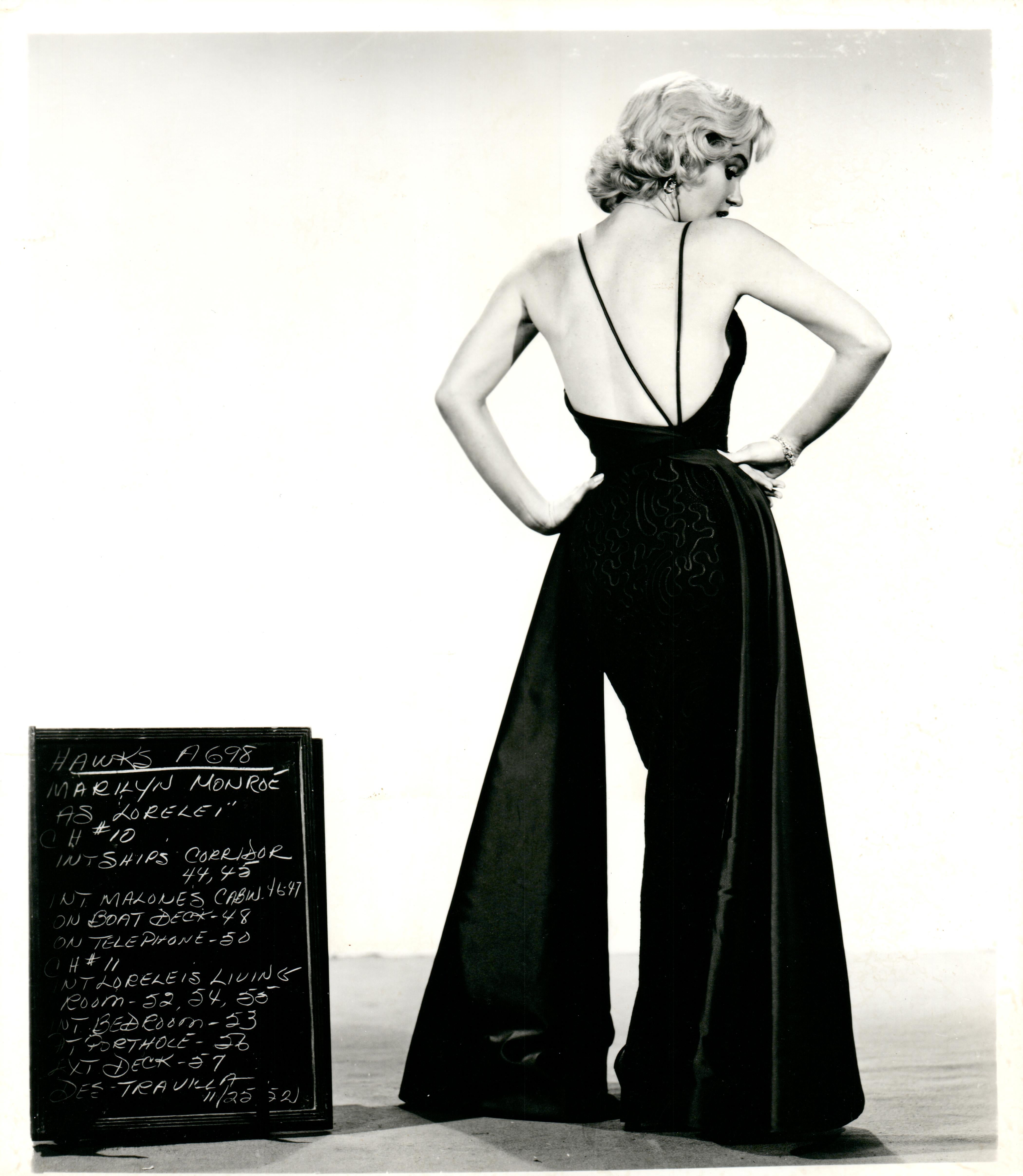 Marilyn Monroe-Raumteiler Test für „Gentlemen Prefer Blondes“, Vintage- Pressdruck