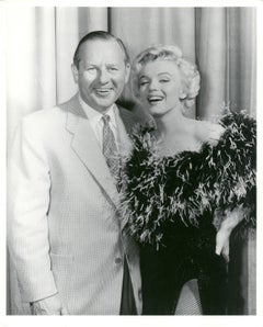 Marilyn Monroe with Ben Lyon Vintage Press Print