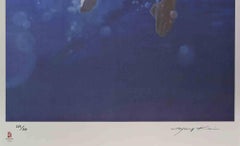 Swimmer - Lithograph by Kim Hyang - 2008