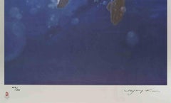 Swimmer – Lithographie von Kim Hyang – 2008