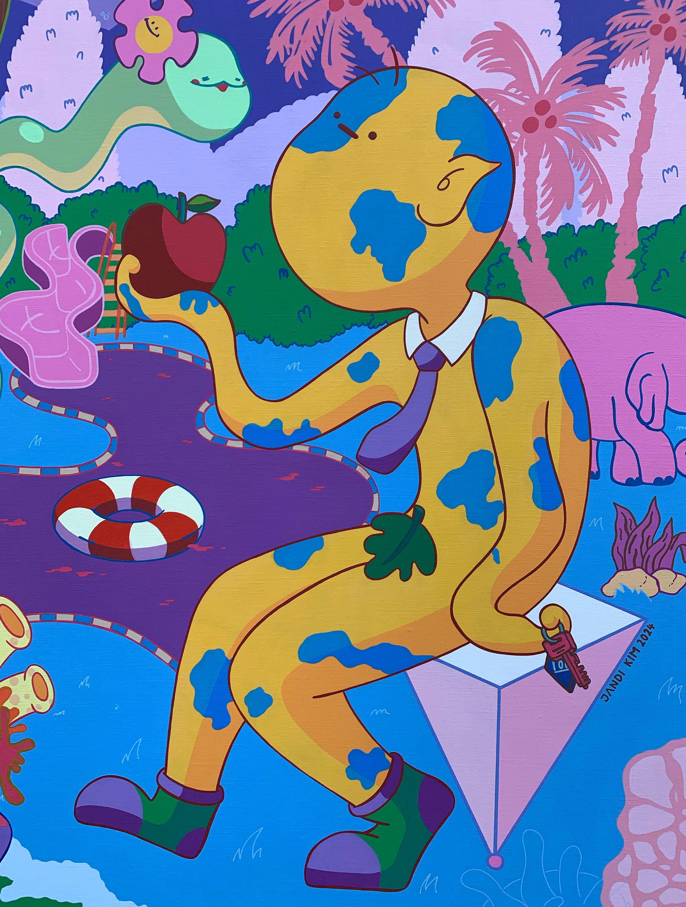 L'art contemporain coréen par A Kim Jandi - Au-delà de l'Eden en vente 10