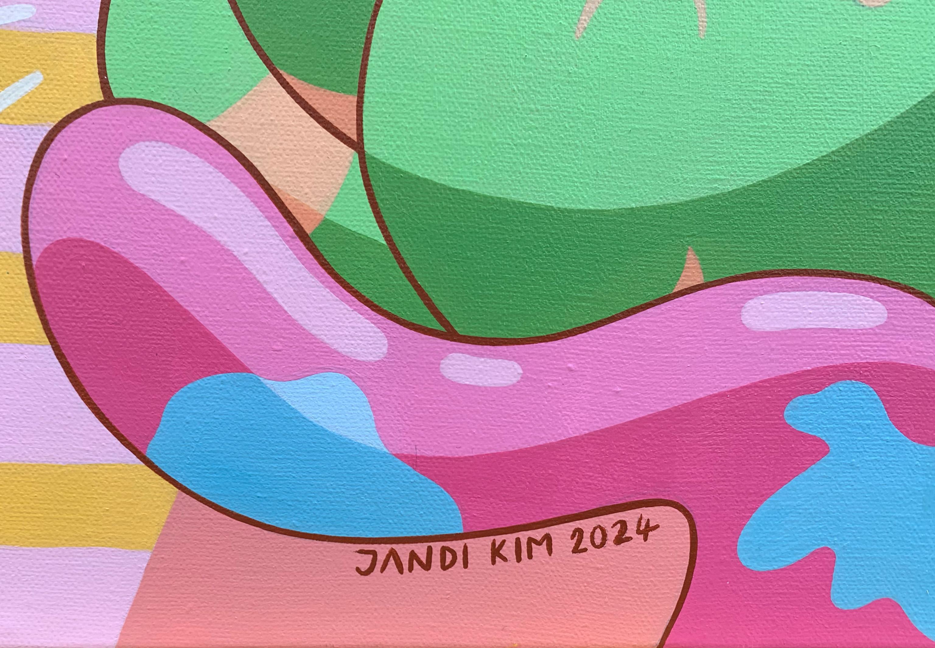 Zeitgenössische koreanische Kunst von Kim Jandi - Cool im Angebot 6
