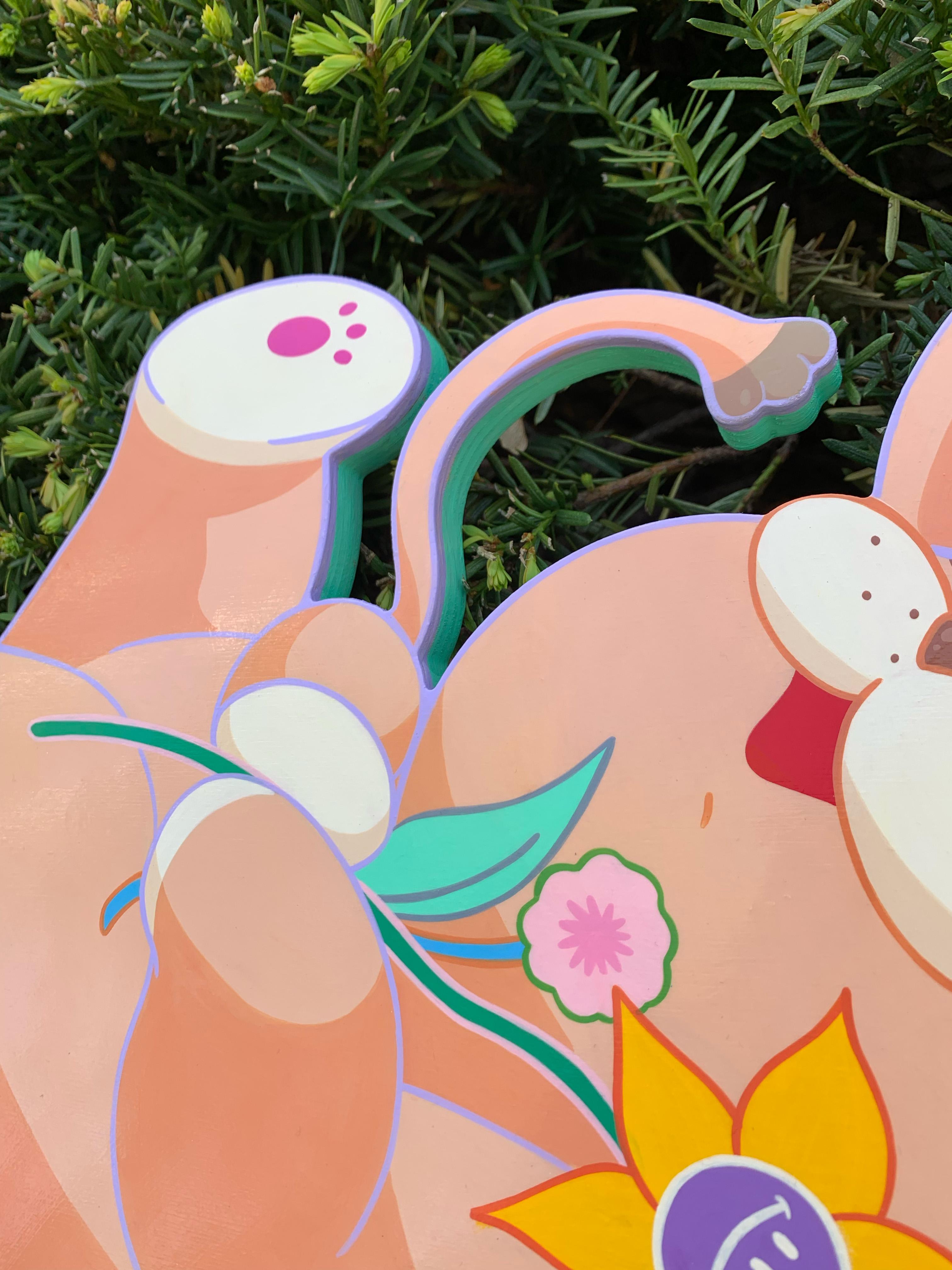 Zeitgenössische koreanische Kunst von Kim Jandi - Happy Puppy Nanissi im Angebot 2