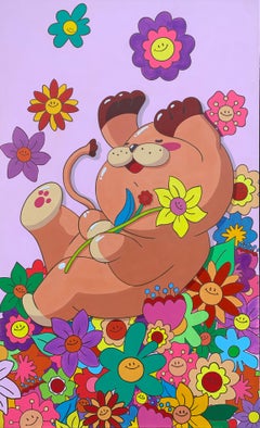 Korean Contemporary Art by Kim Jandi - Happy Puppy Nanissi