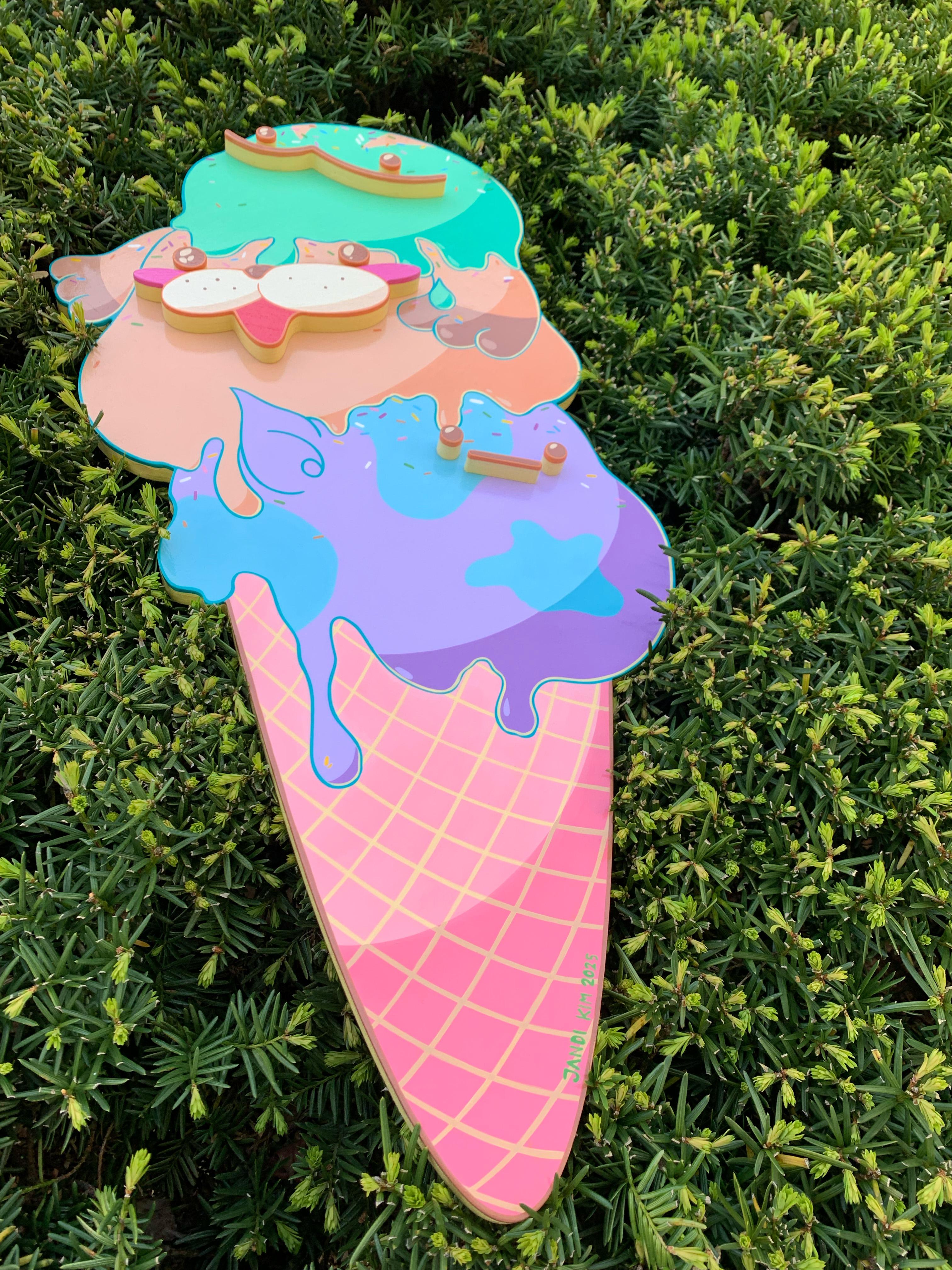 Zeitgenössische koreanische Kunst von Kim Jandi - Eiscreme im Angebot 8