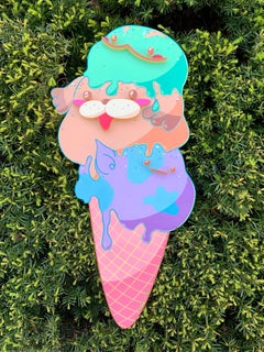 Korean Contemporary Art by Kim Jandi - Ice Cream