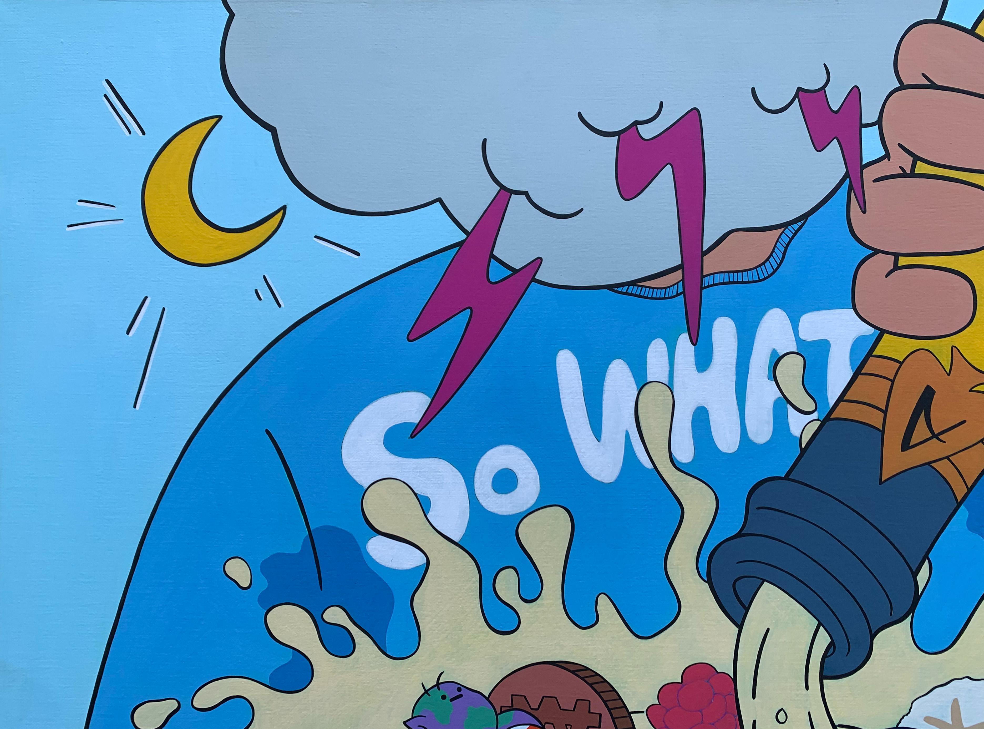 Koreanische Contemporary Art von Kim Jandi - Oops, There Goes my Life im Angebot 4