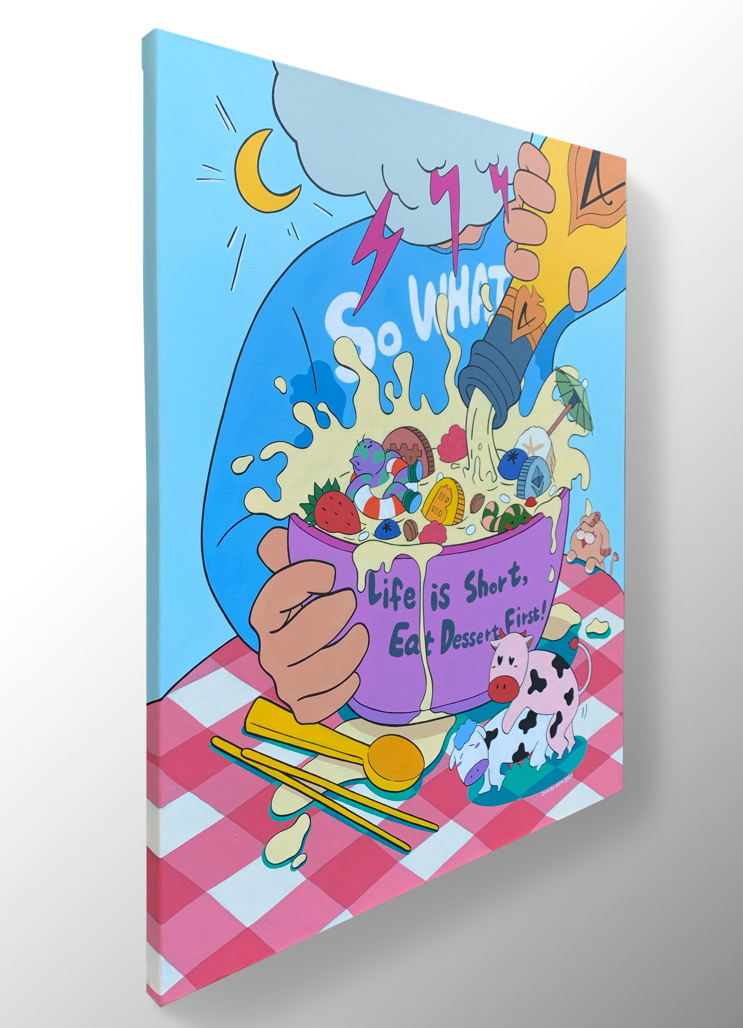 Koreanische Contemporary Art von Kim Jandi - Oops, There Goes my Life im Angebot 5