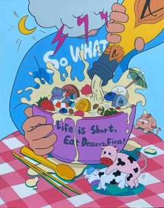 Korean Contemporary Art by Kim Jandi - Oops, There Goes my Life