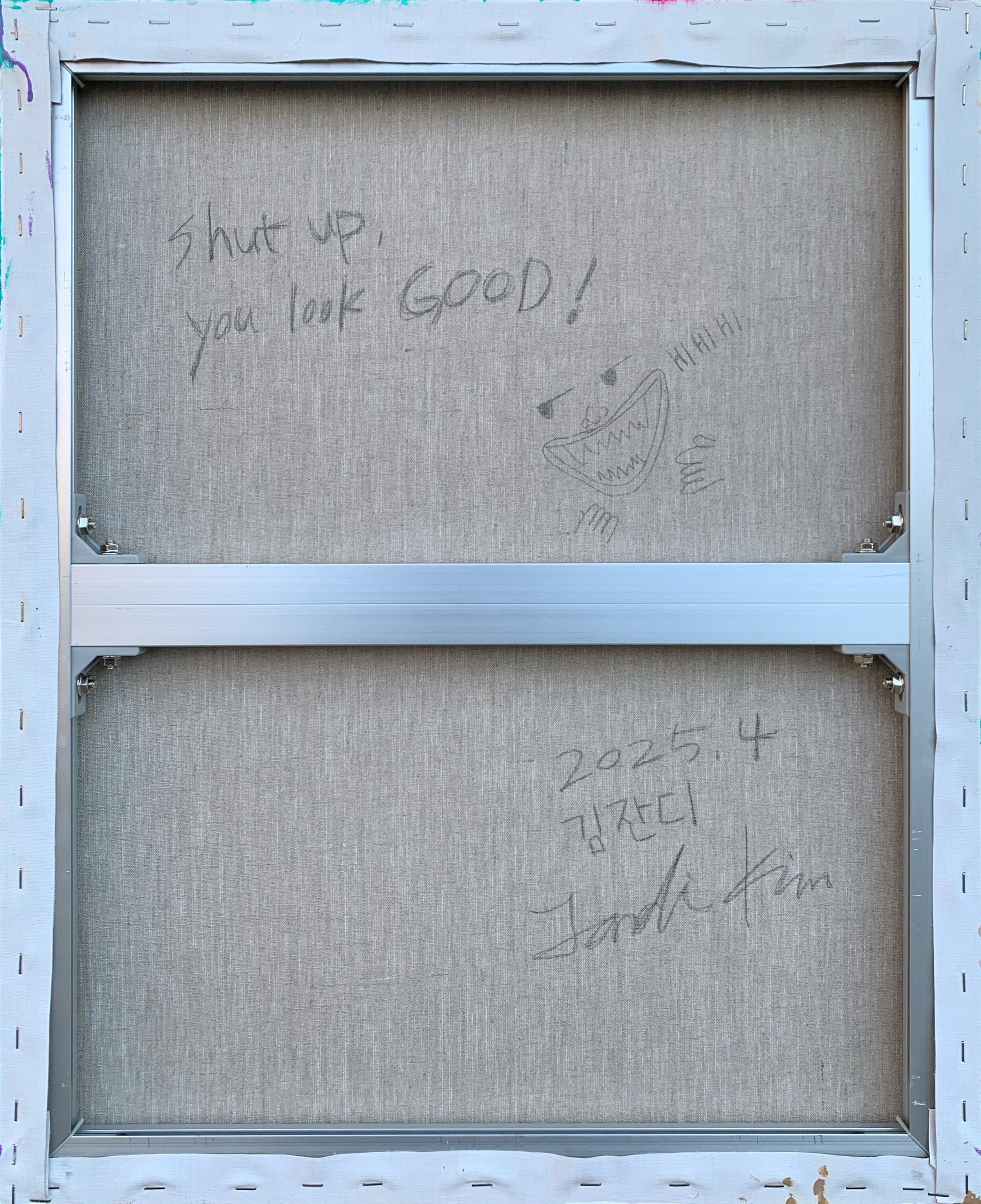 Korean Contemporary Art by Kim Jandi - Shut up, You Look Good! For Sale 10
