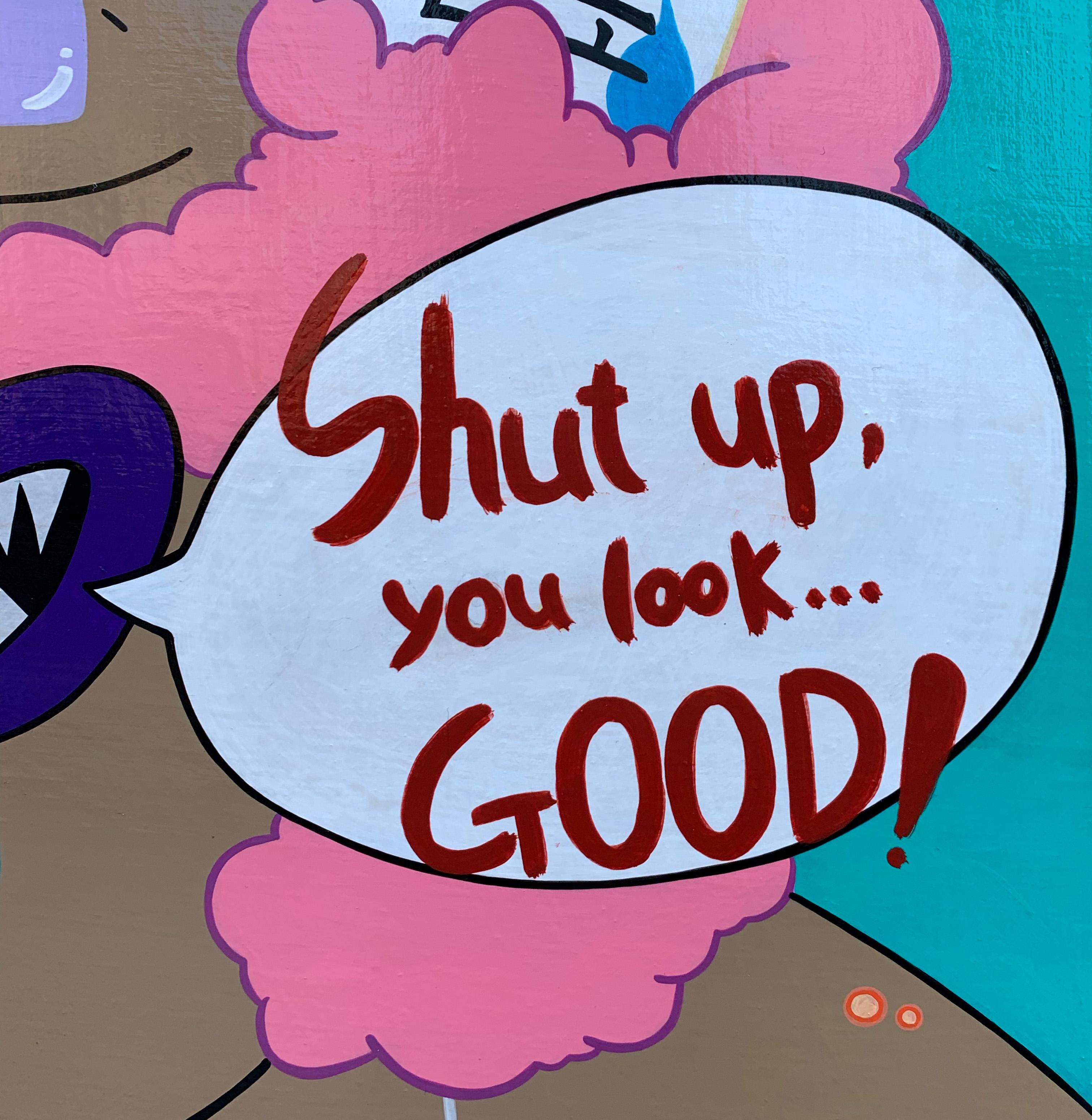 Korean Contemporary Art by Kim Jandi - Shut up, You Look Good! For Sale 3