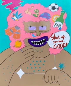 Korean Contemporary Art by Kim Jandi - Shut up, You Look Good!