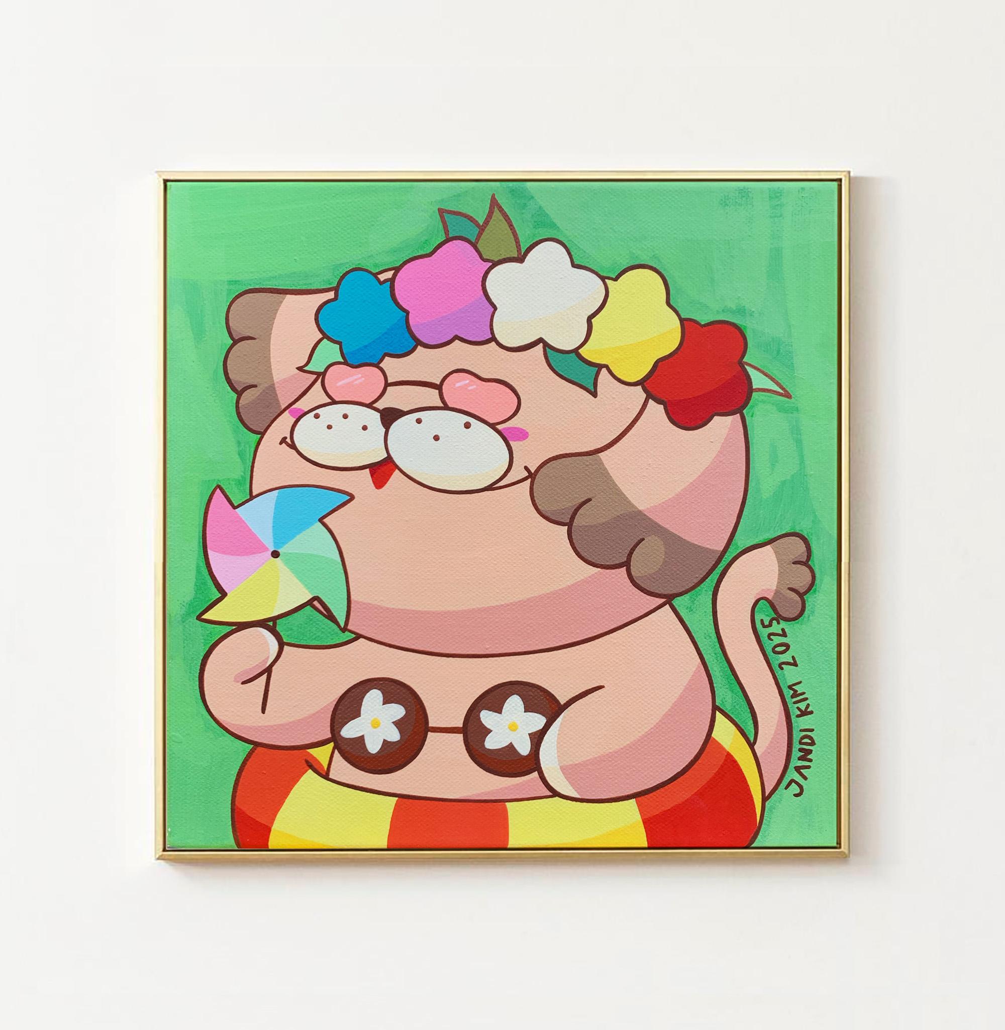 Zeitgenössische koreanische Kunst von Kim Jandi - Uslung House 3 im Angebot 4
