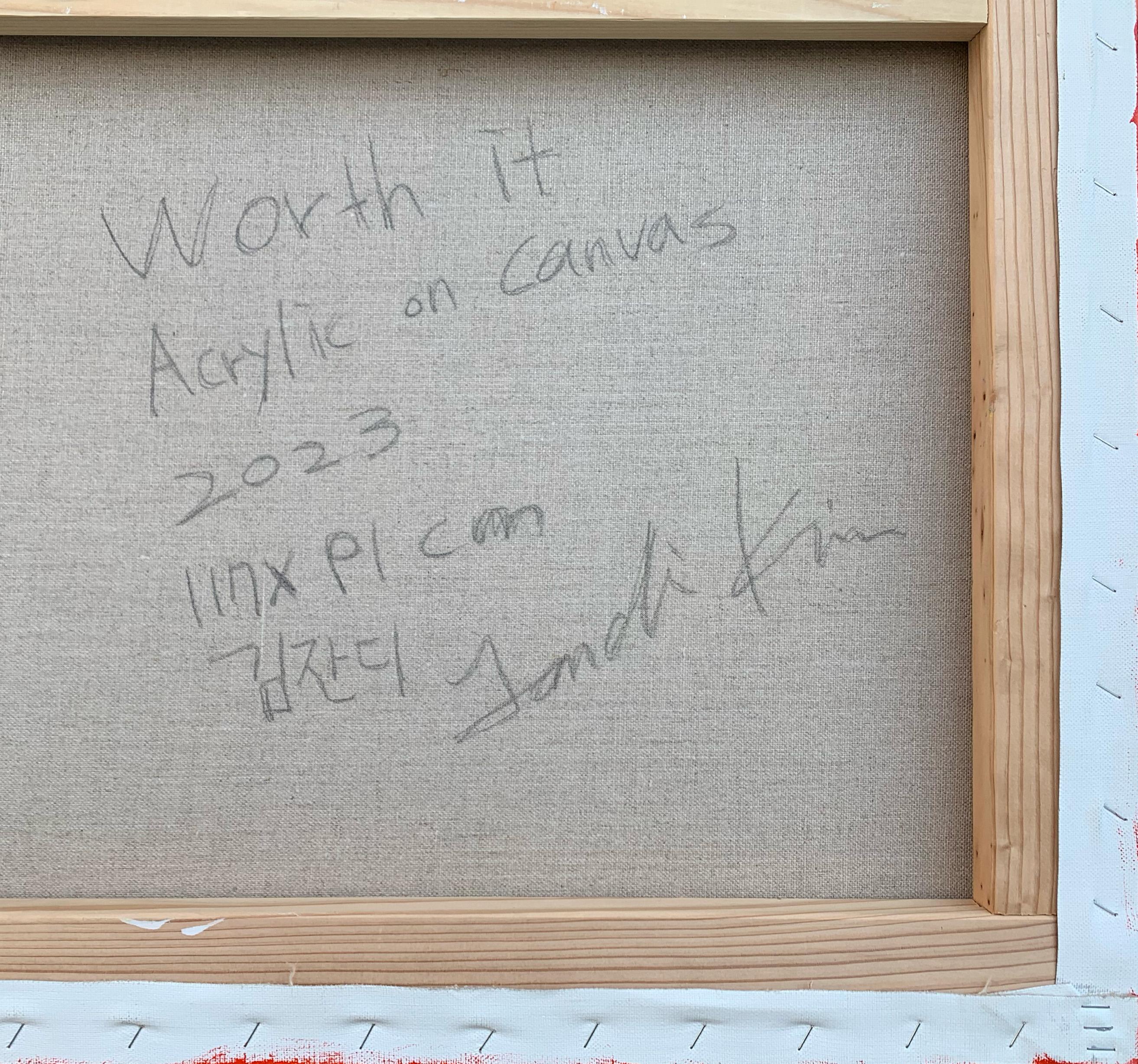 Arte coreano contemporáneo de Kim Jandi - Merece la pena en venta 15