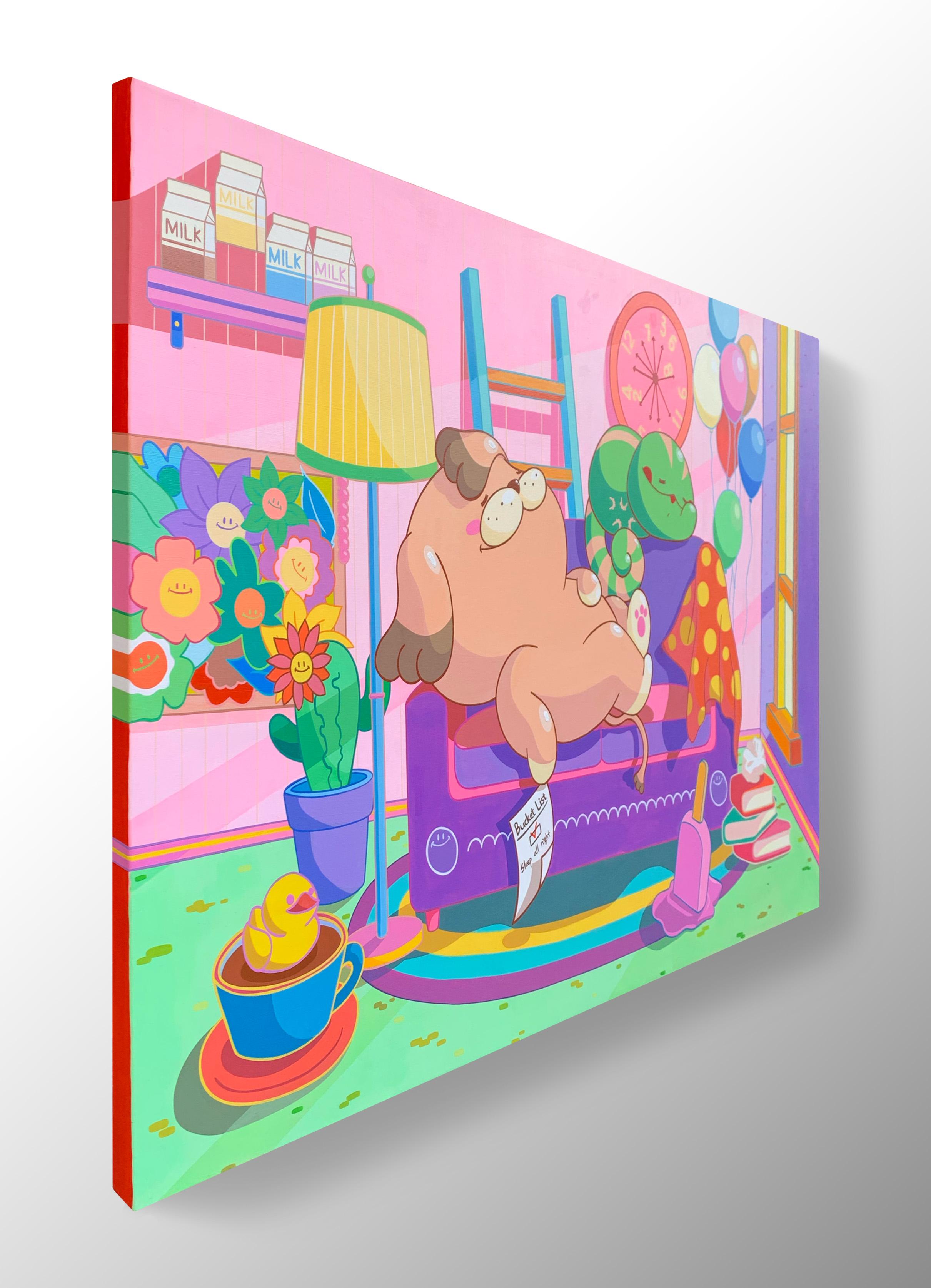 Arte coreano contemporáneo de Kim Jandi - Merece la pena en venta 8