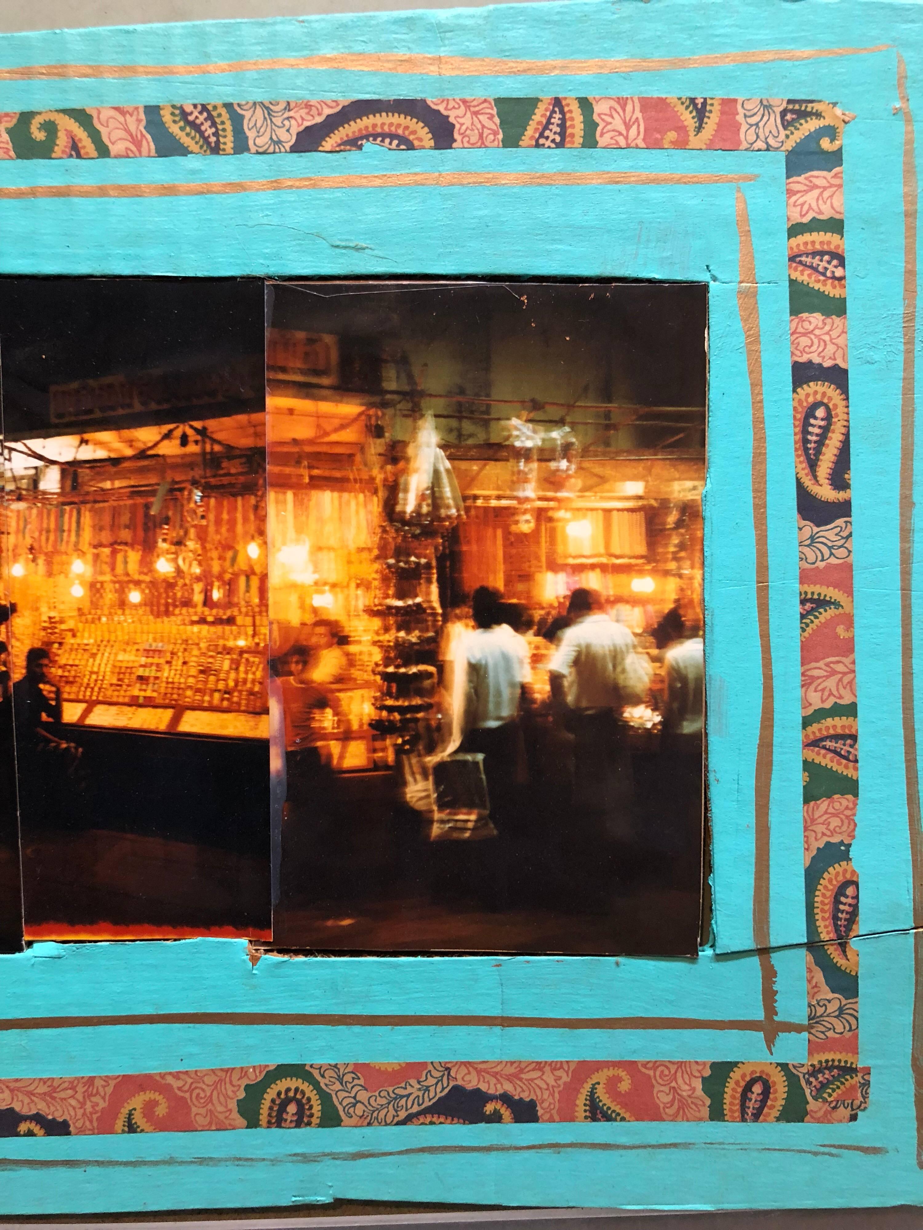 Temple Sri Ranganathanswamy, Trichi, 1992, tirages photo sur carton, collage en vente 1