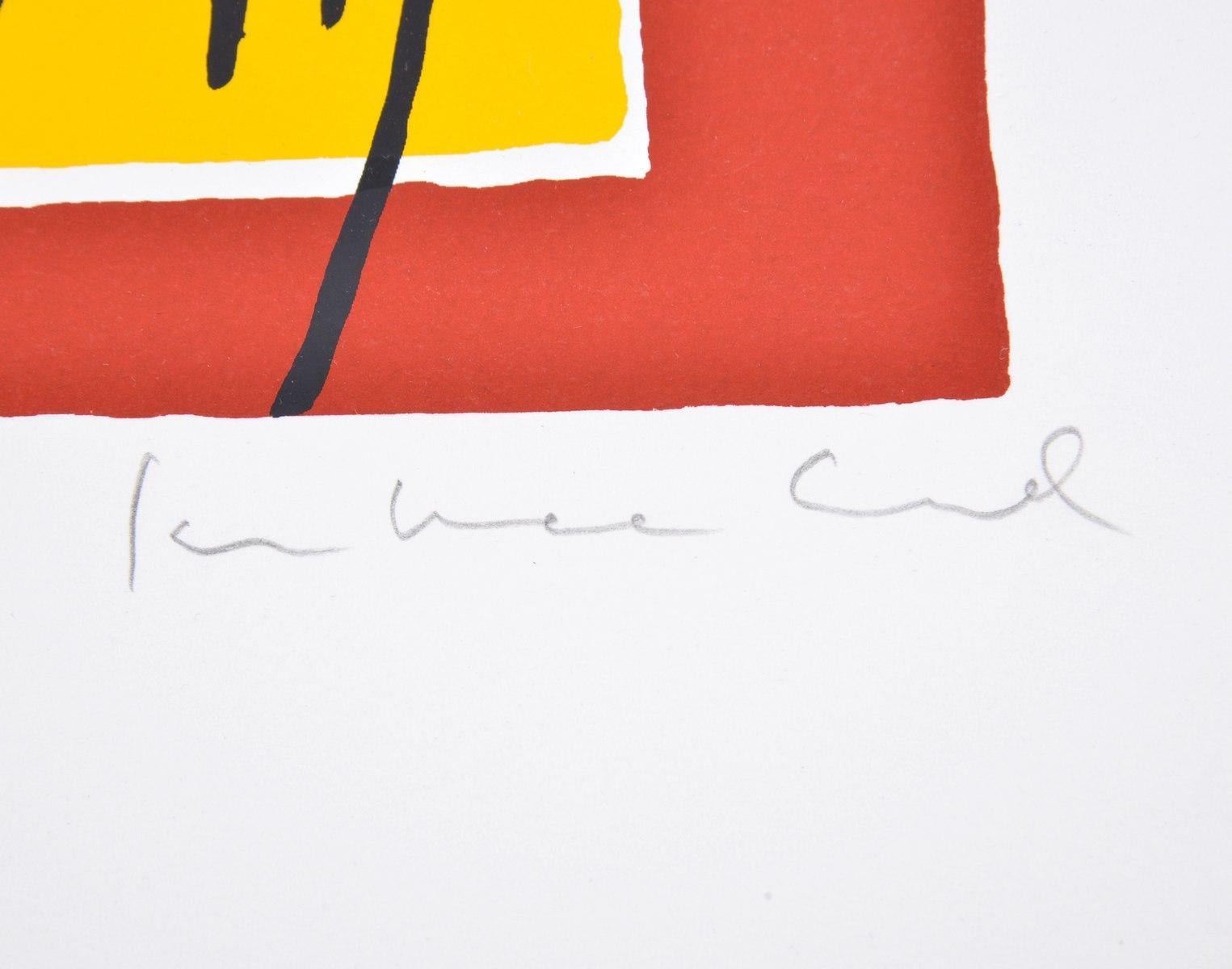Kim MacConnel Poetry Project Screenprint For Sale 2